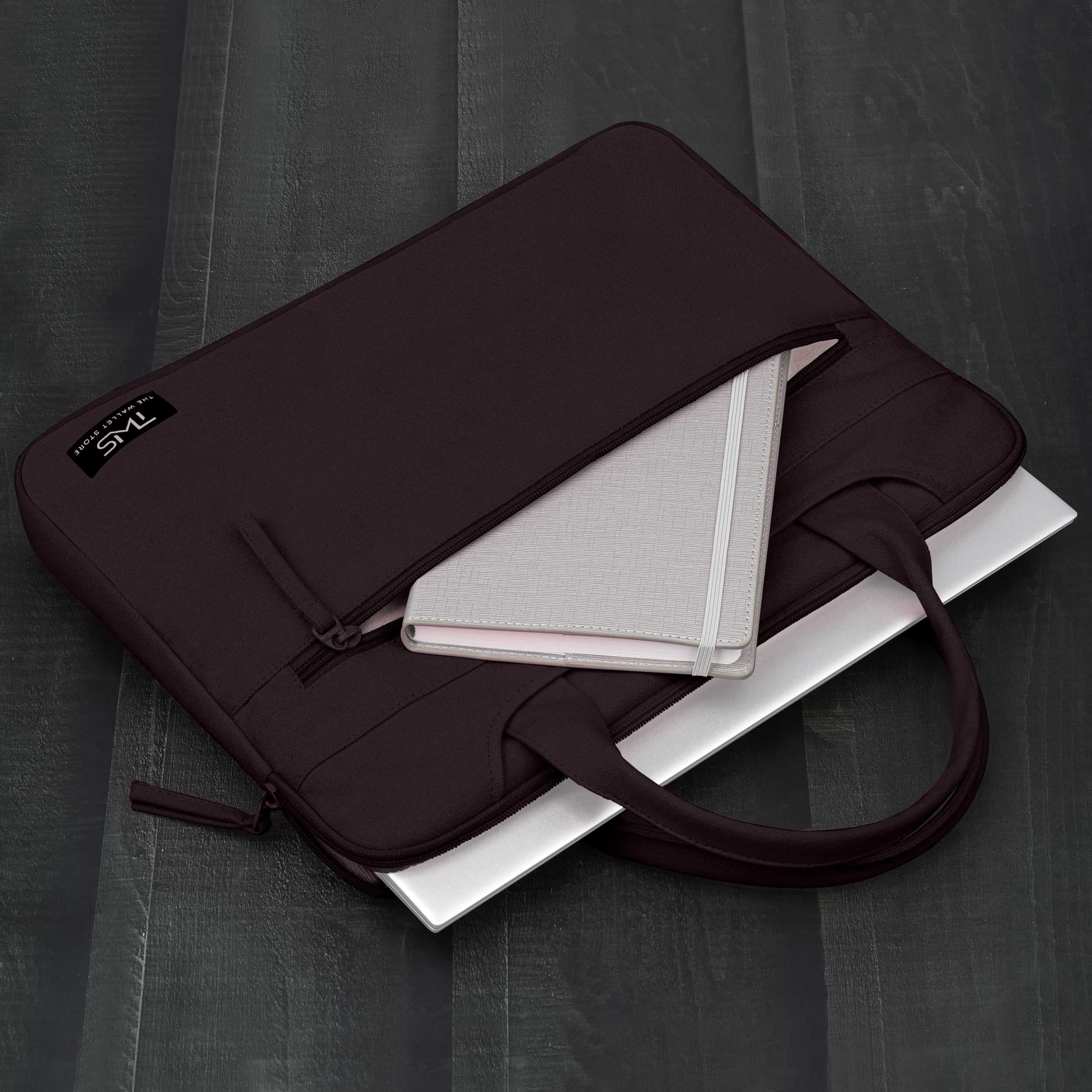 EcoCarry Canvas Laptop Bag - Brown