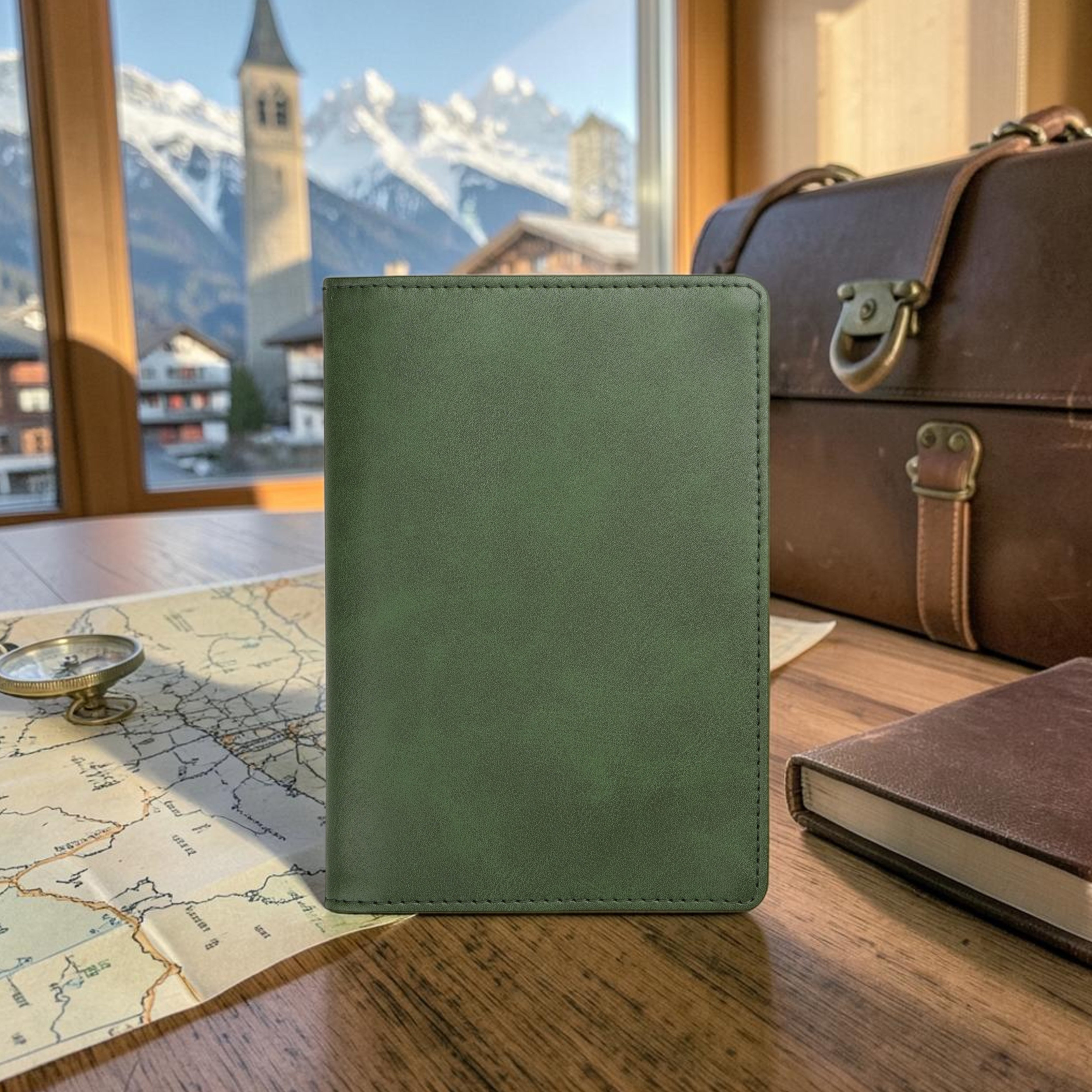 Horizon Travel Passport Holder - Green