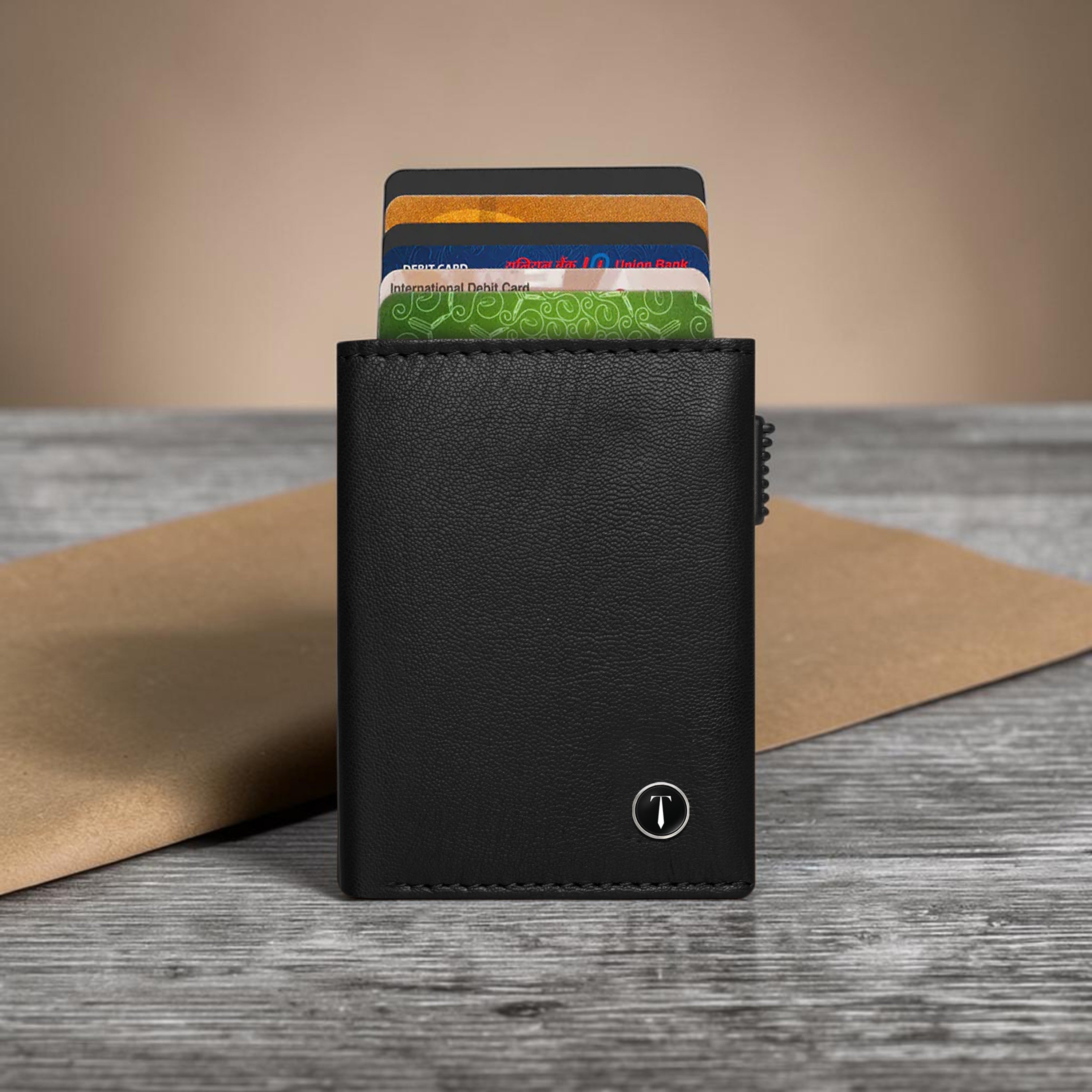 Classic Defender RFID Protected Wallet Cardholder - Black