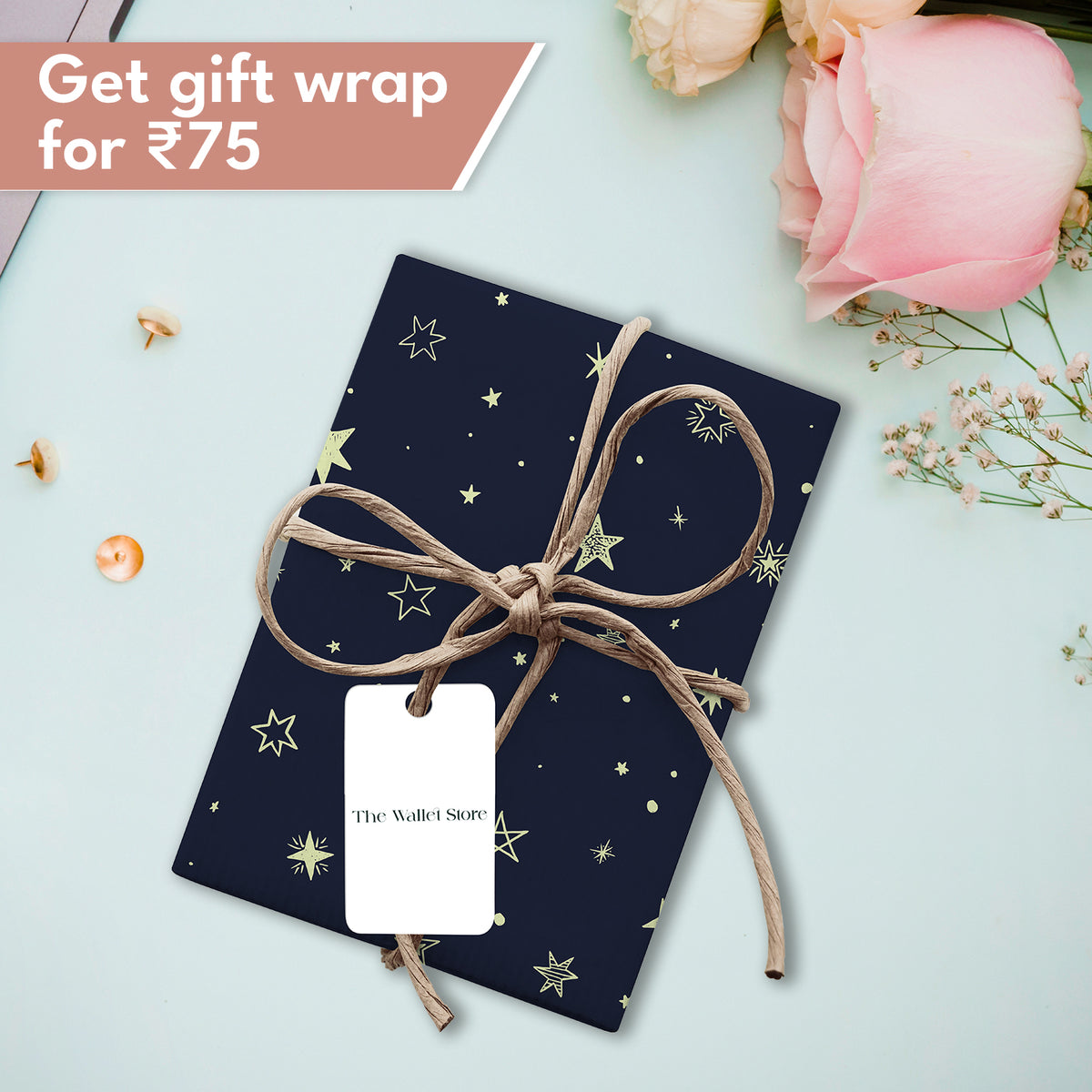Personalized Dual-Tone Leather Cover Notebook & Pen Gift Set