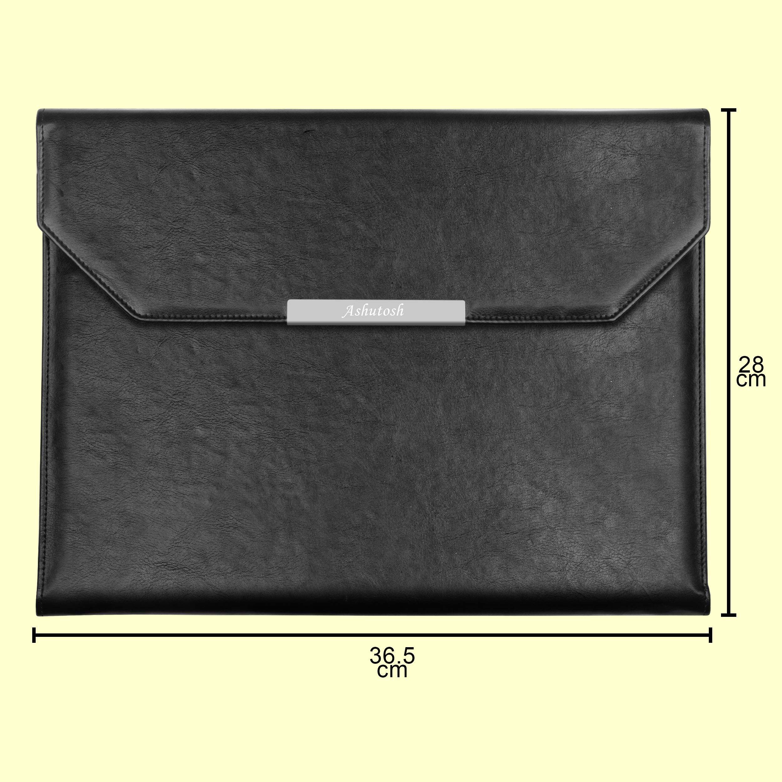 Personalized Premium Quality Leather Laptop Sleeve With Name