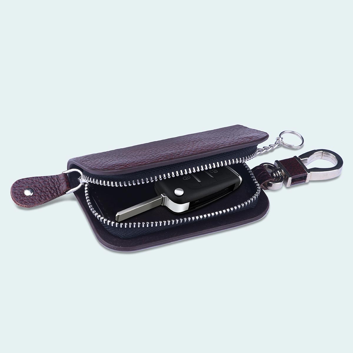 Premium Textured Leather Keycase