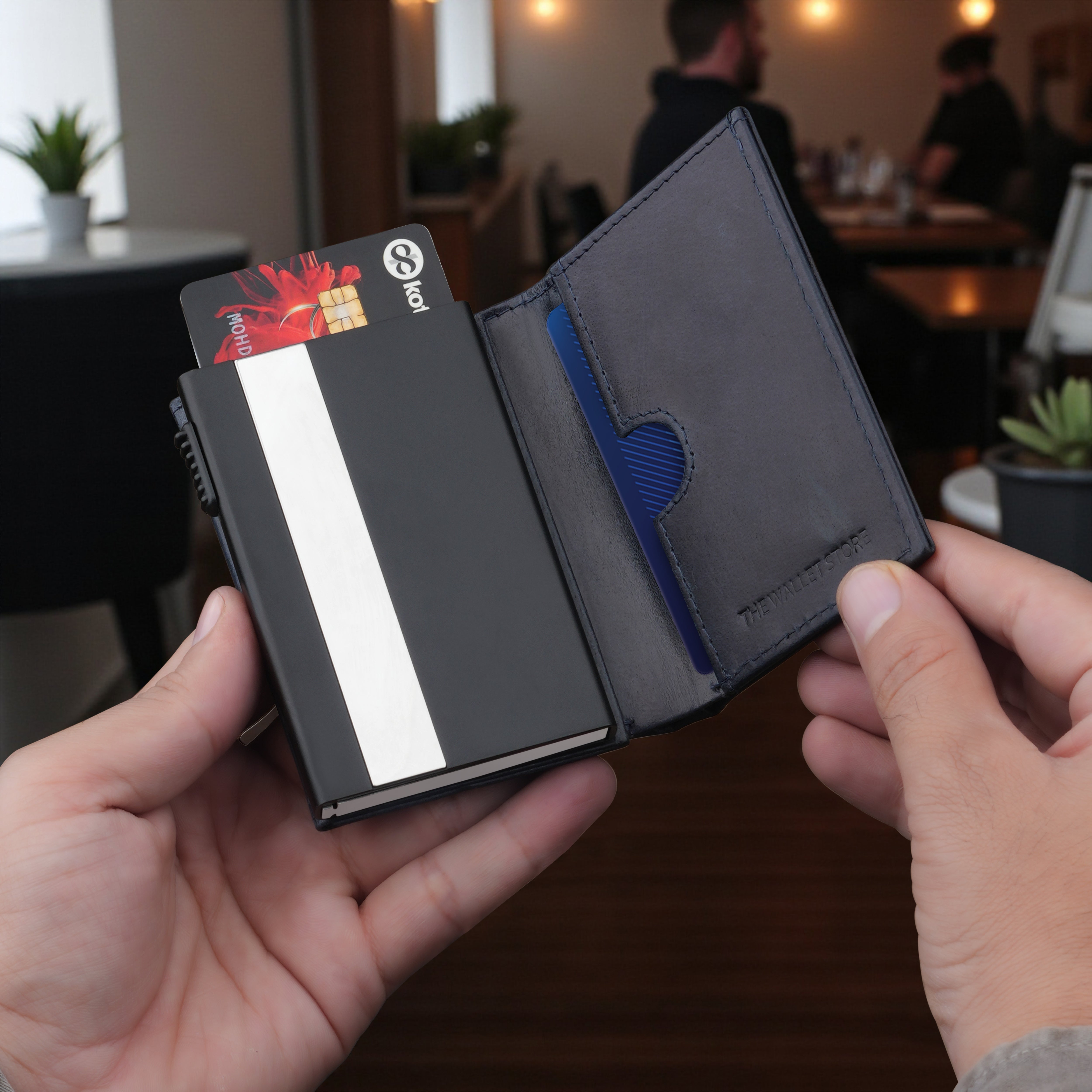 Defender 2.0 RFID Protected Cardholder Wallet - Blue