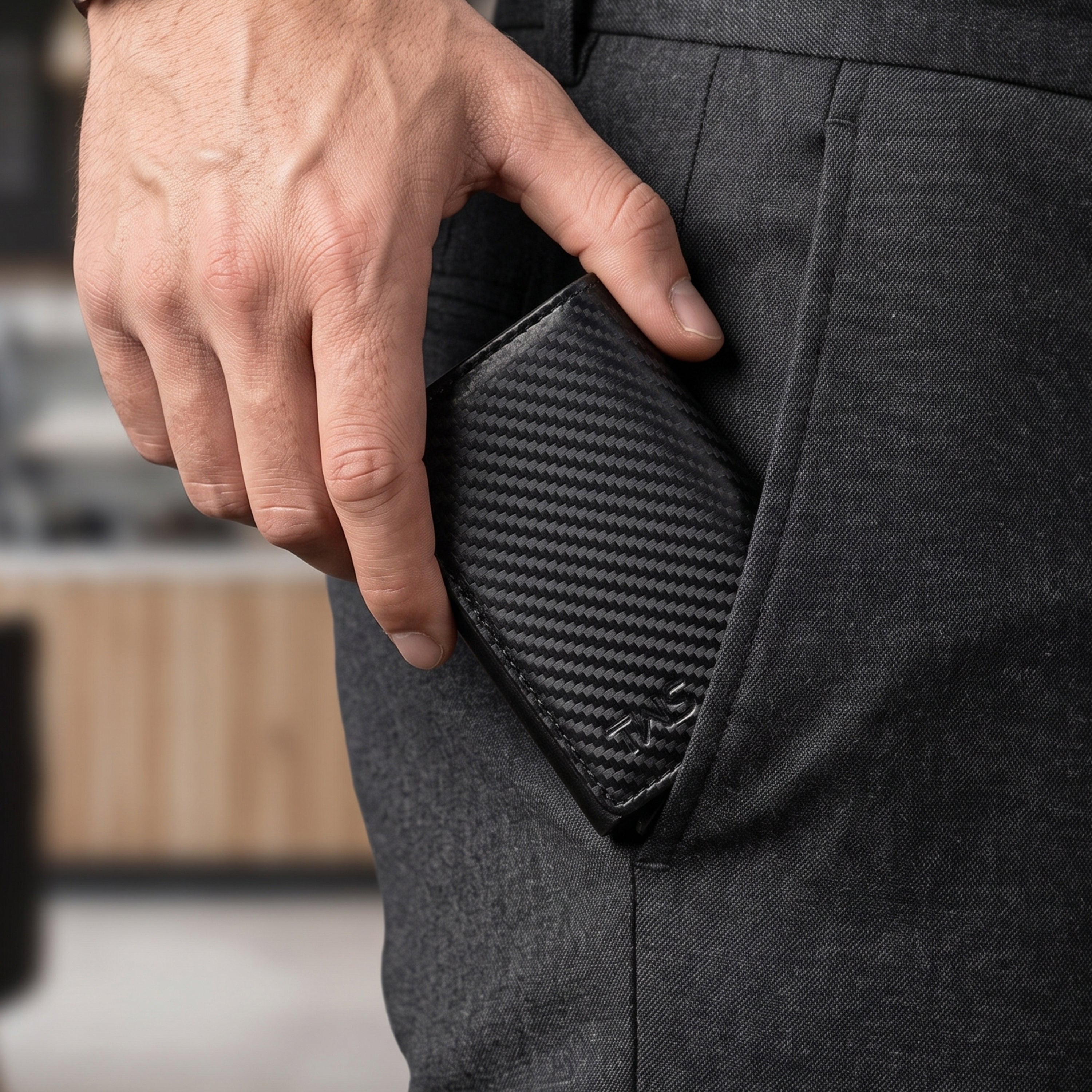Maverick RFID Protected Wallet Cardholder - Carbon Fibre Edition