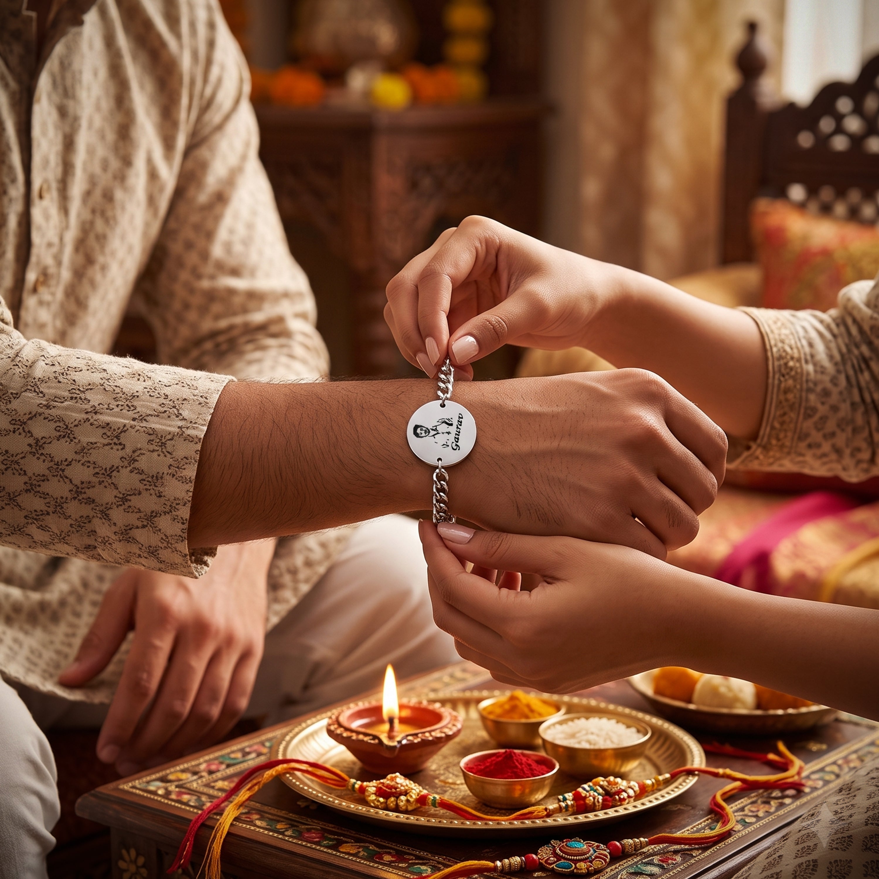 Yaadon Ka Bandhan Personalized Photo Rakhi