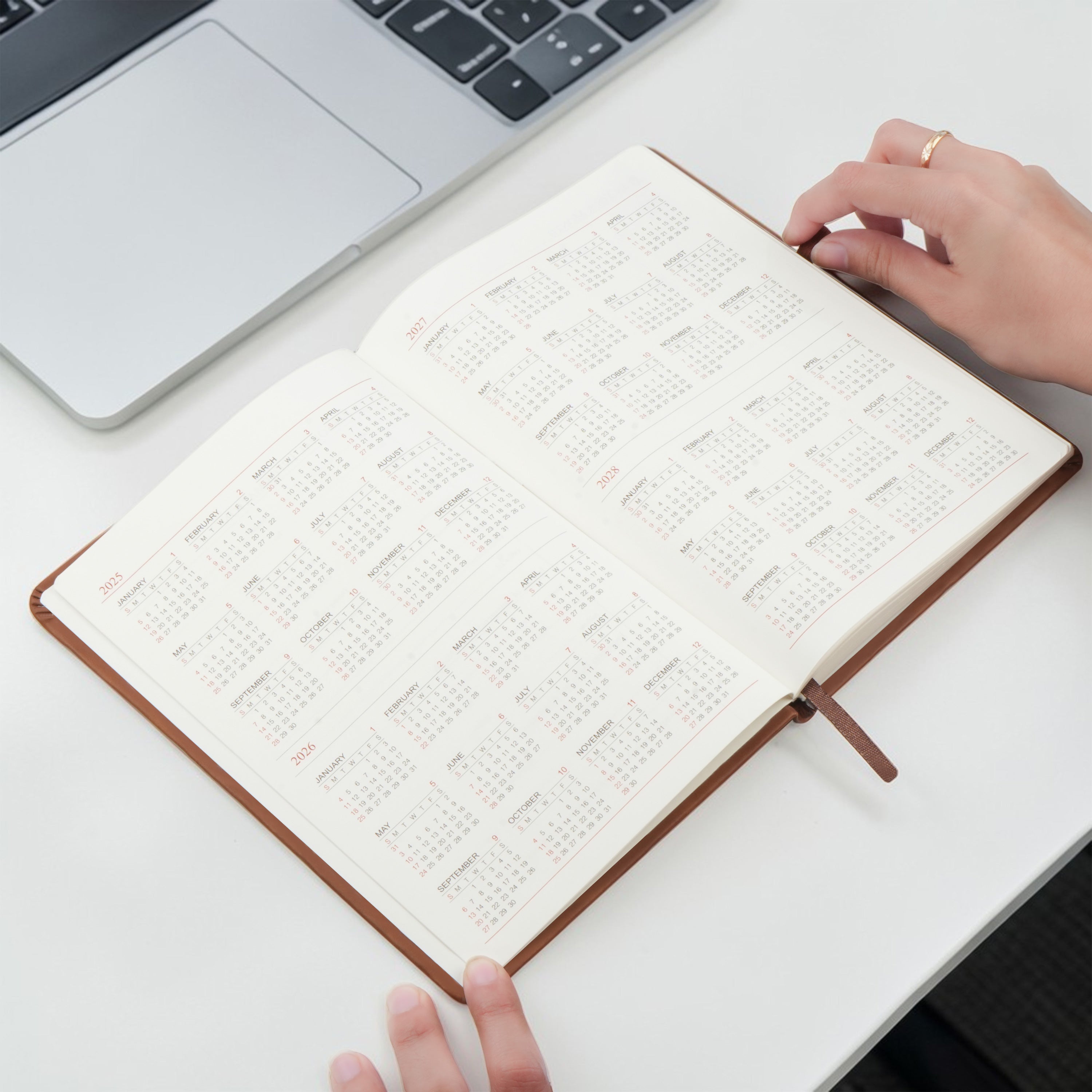 Personalized Inkspire Diary With Name & Charm - Tan