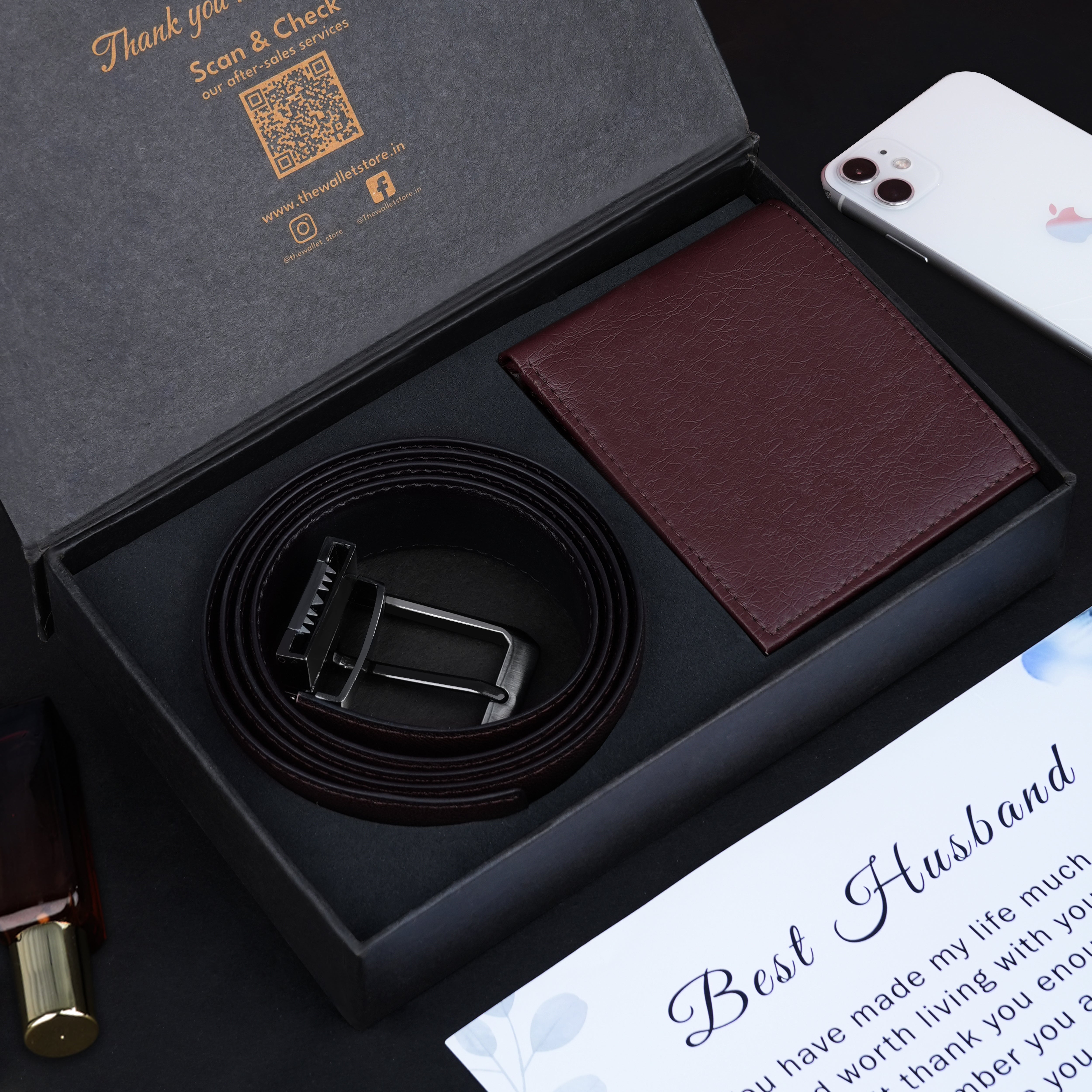 Premium Quality Wallet & Belt Gift Set For Men