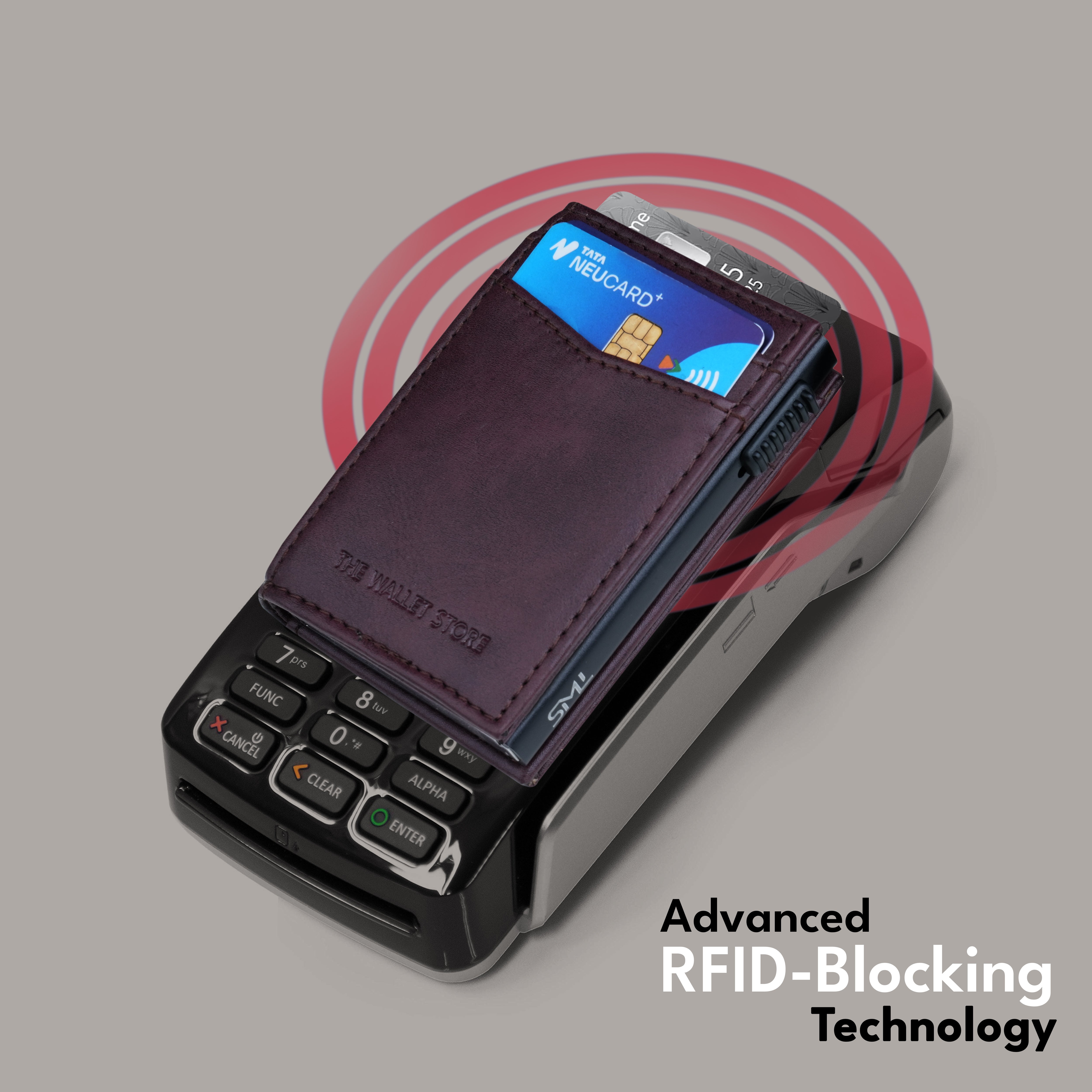 Aero Vault 2.0 RFID Protected Pop-Up Cardholder - Wine