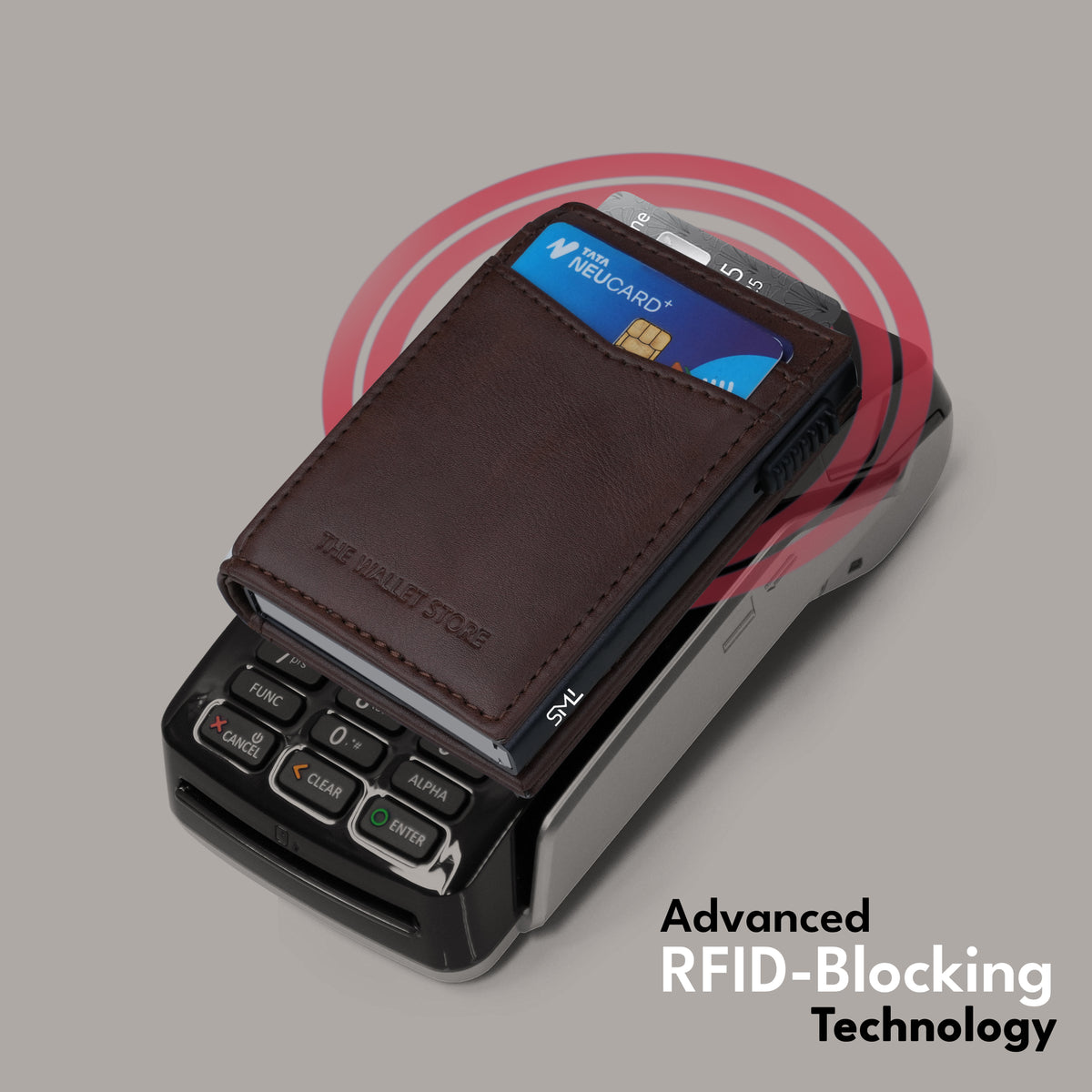 Aero Vault 2.0 RFID Protected Pop-Up Cardholder - Brown