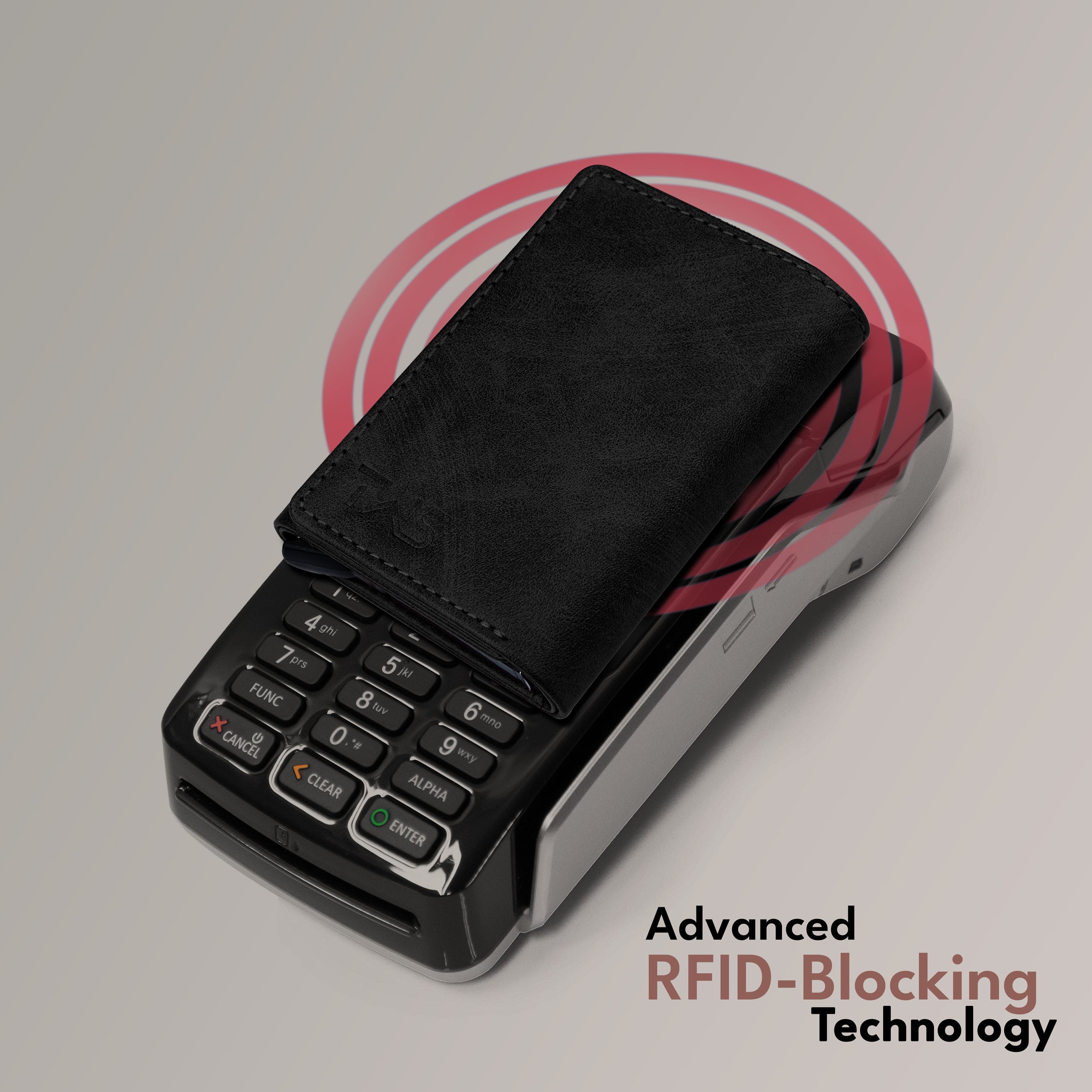 Maverick RFID-Protected Wallet Cardholder Gift For Men - Black