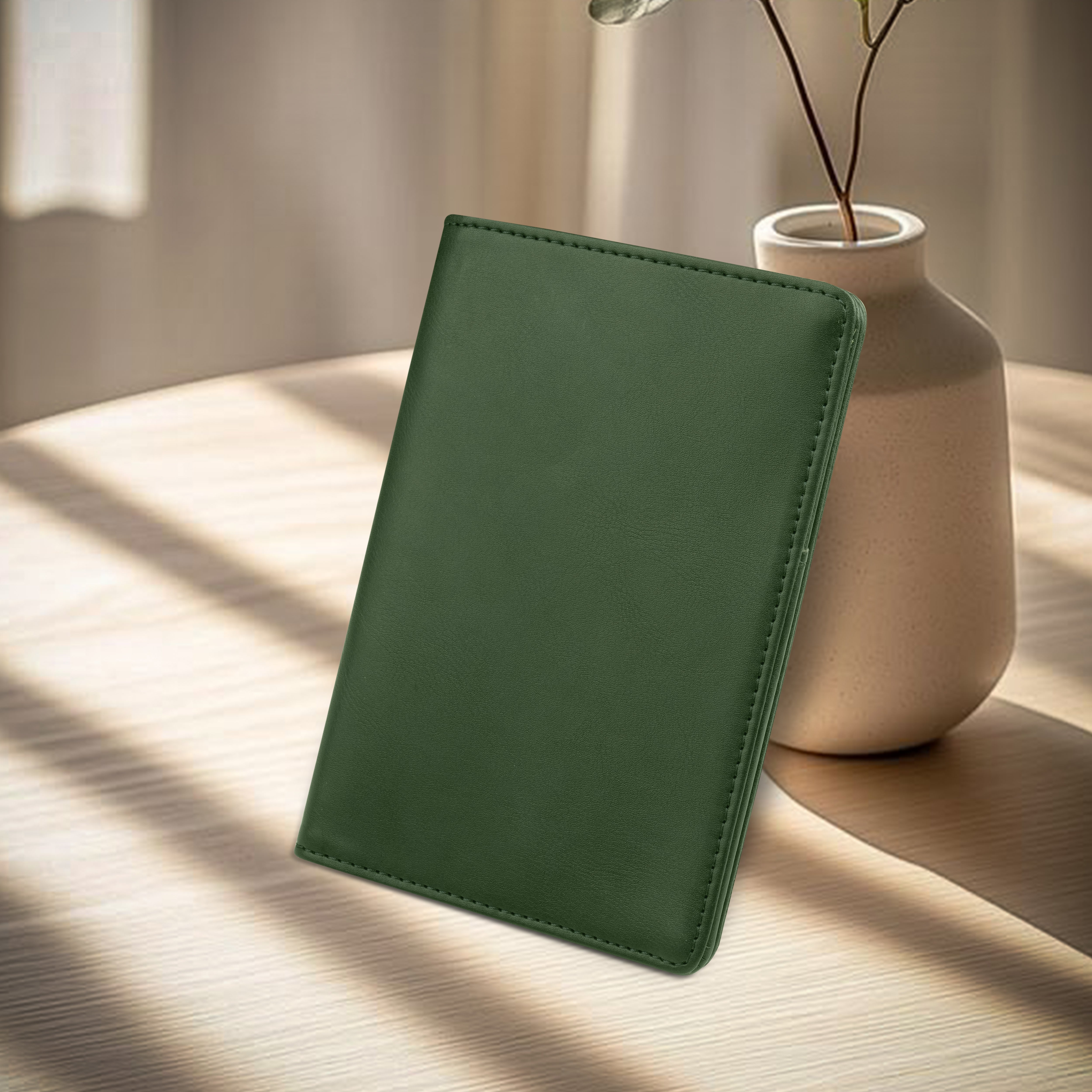Horizon AirTag Passport Cover - Green