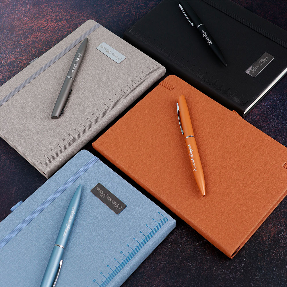 Personalized Ruler Design Diary With Name
