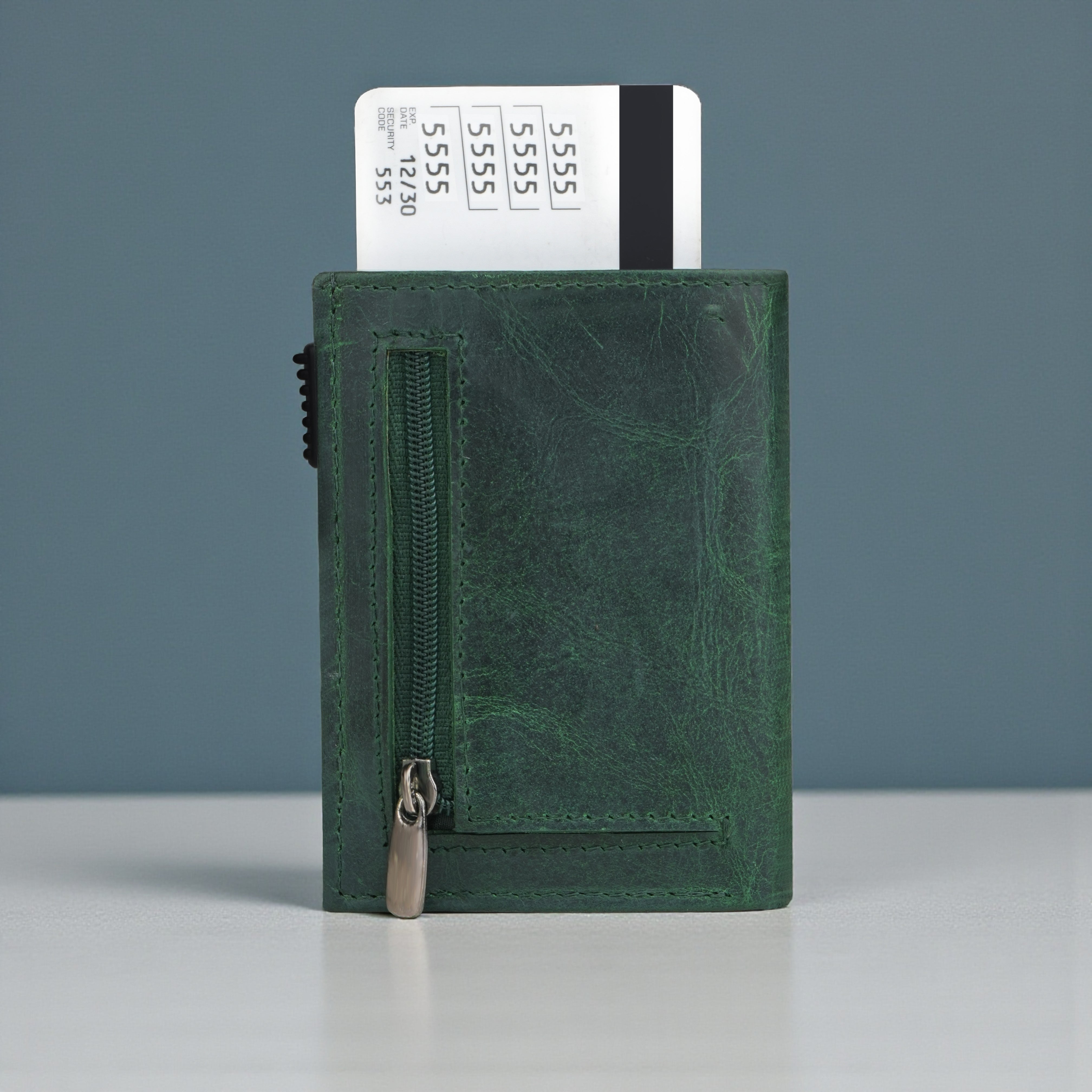 Defender 2.0 RFID Protected Cardholder Wallet - Green