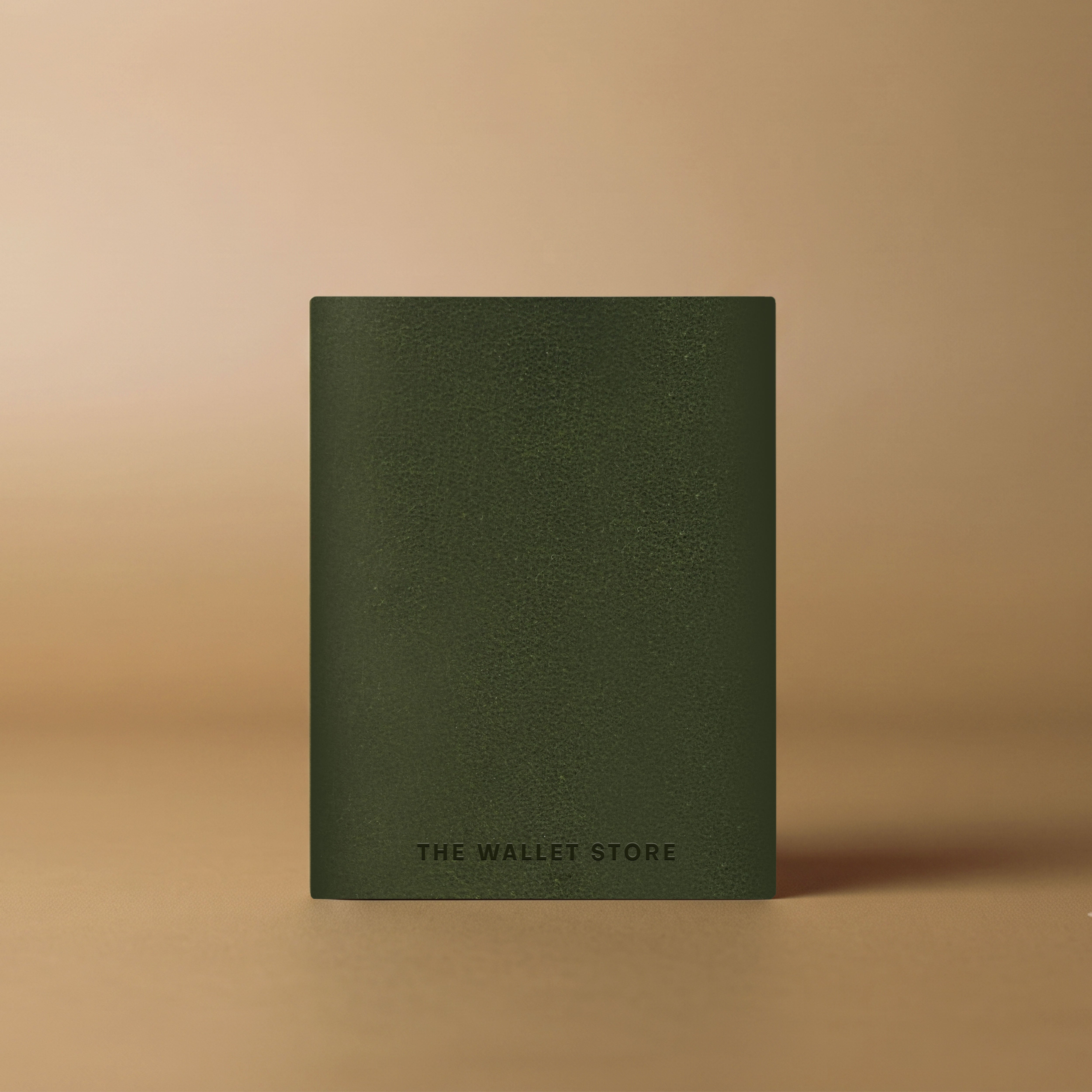 ClickKiss Minimalist Genuine Leather Wallet - Green