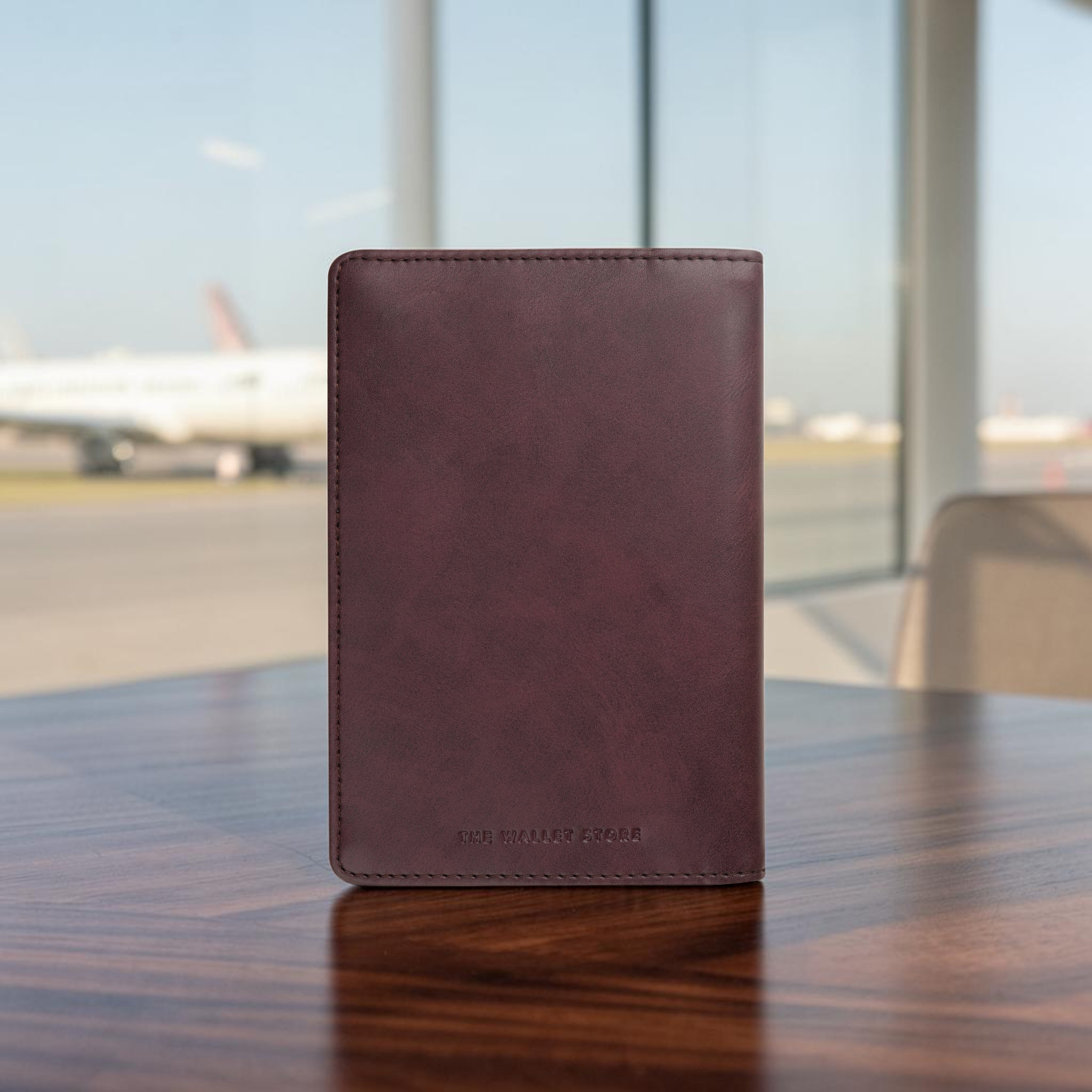 Horizon Travel Passport Holder - Wine