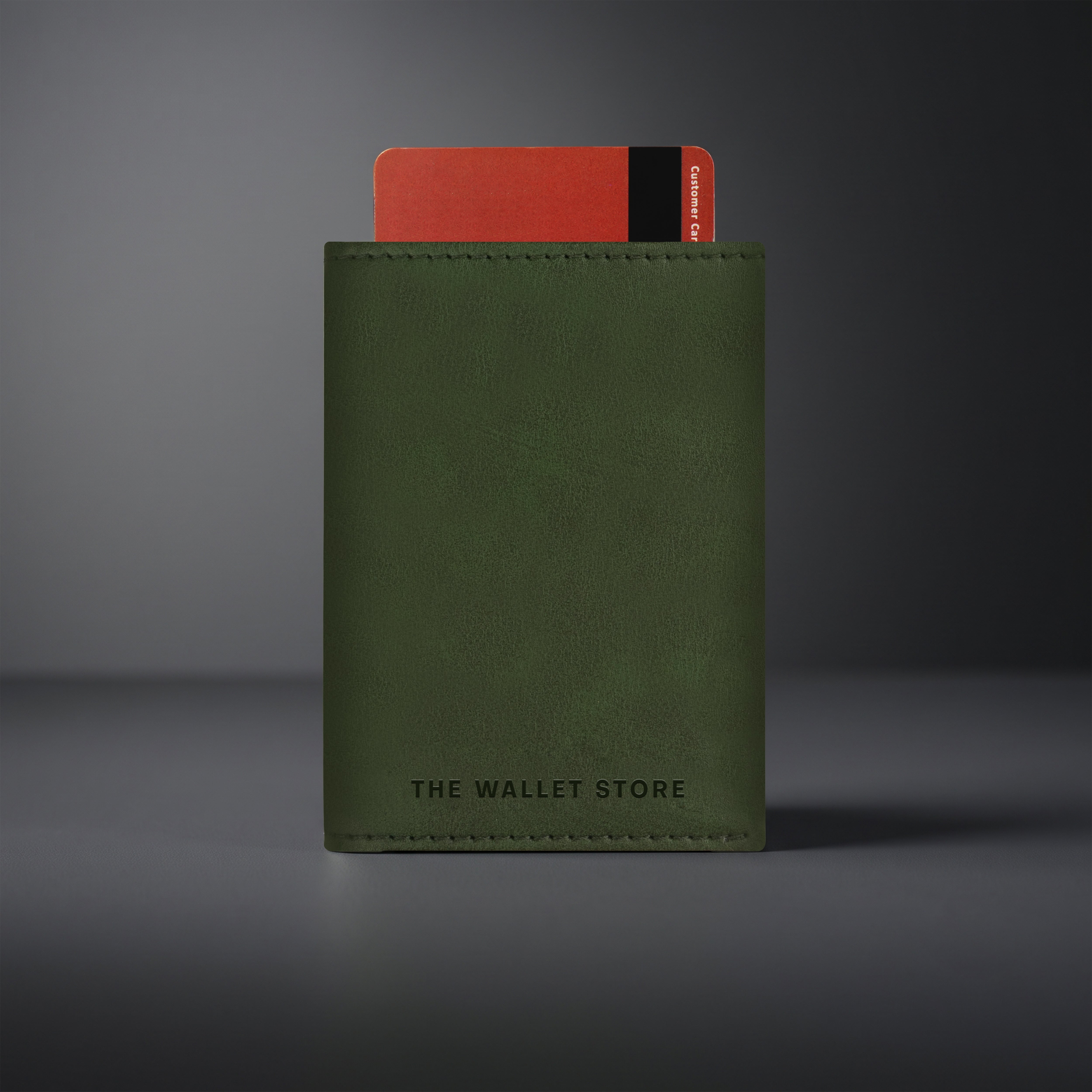 Crest RFID Protected Wallet Cardholder - Green