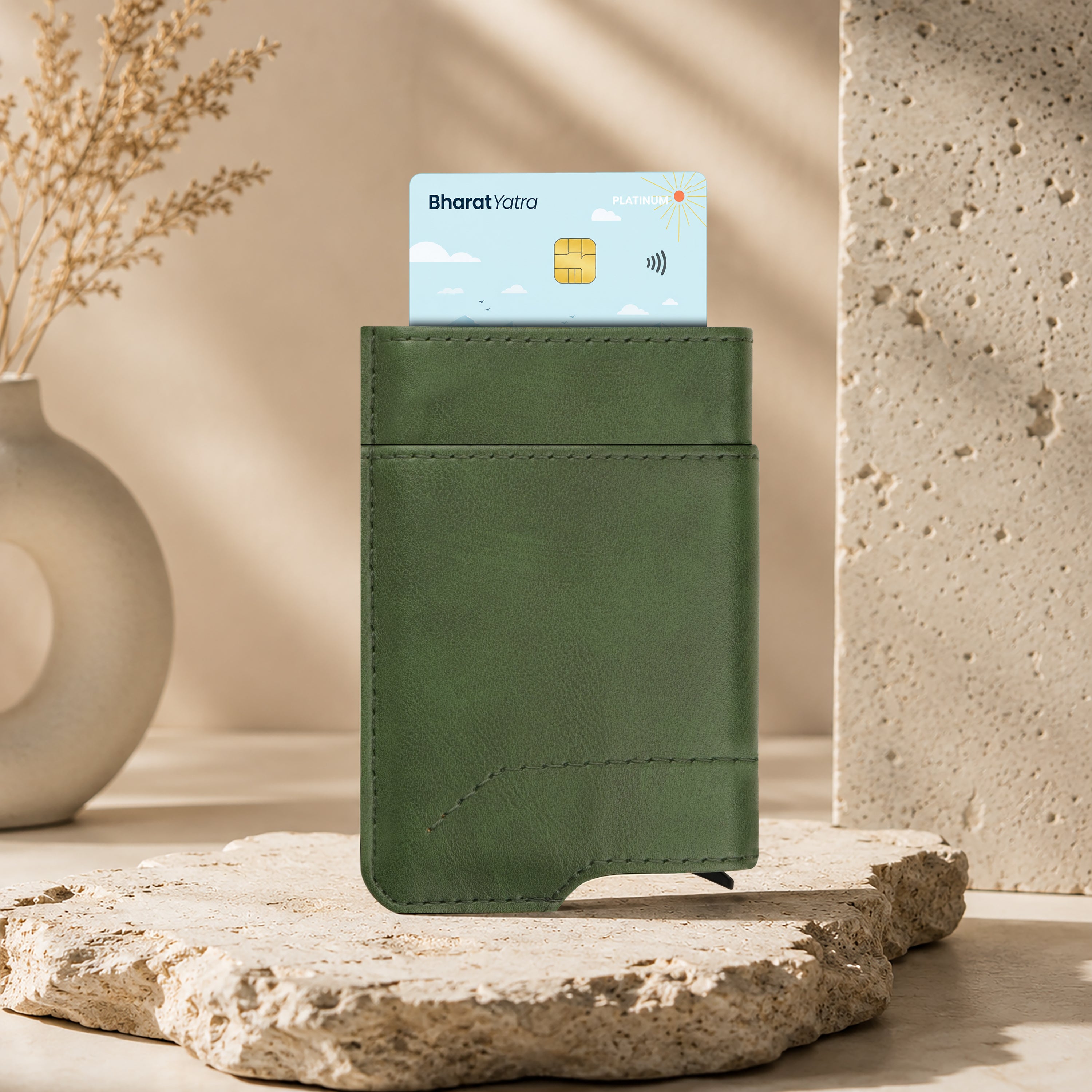 Apex RFID Protected Pop-Up Cardholder - Green