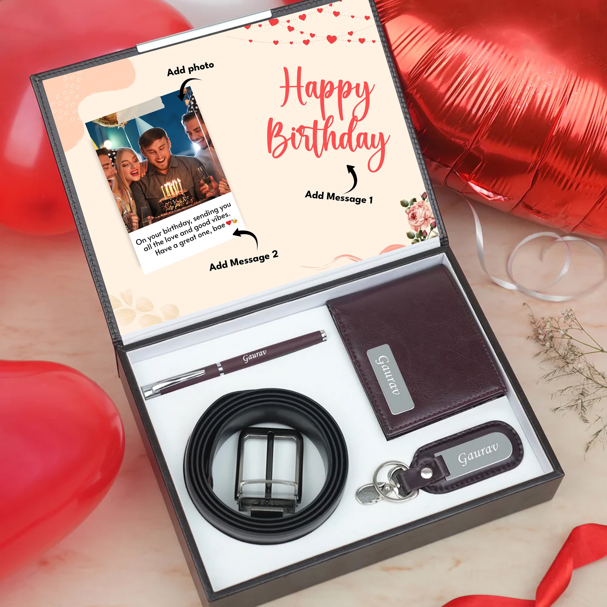 Personalized Multi-Utility Gift Box For Men