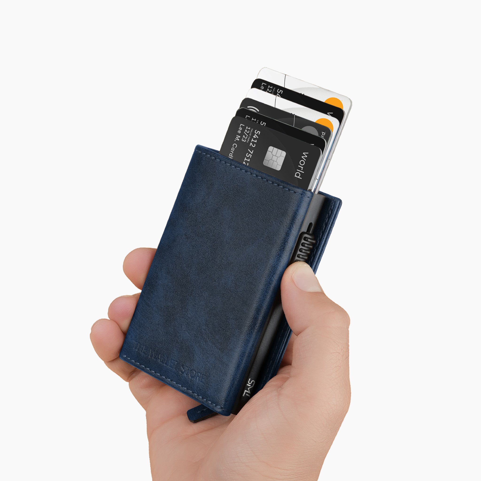Defender Rfid Protected Wallet Cardholder Blue
