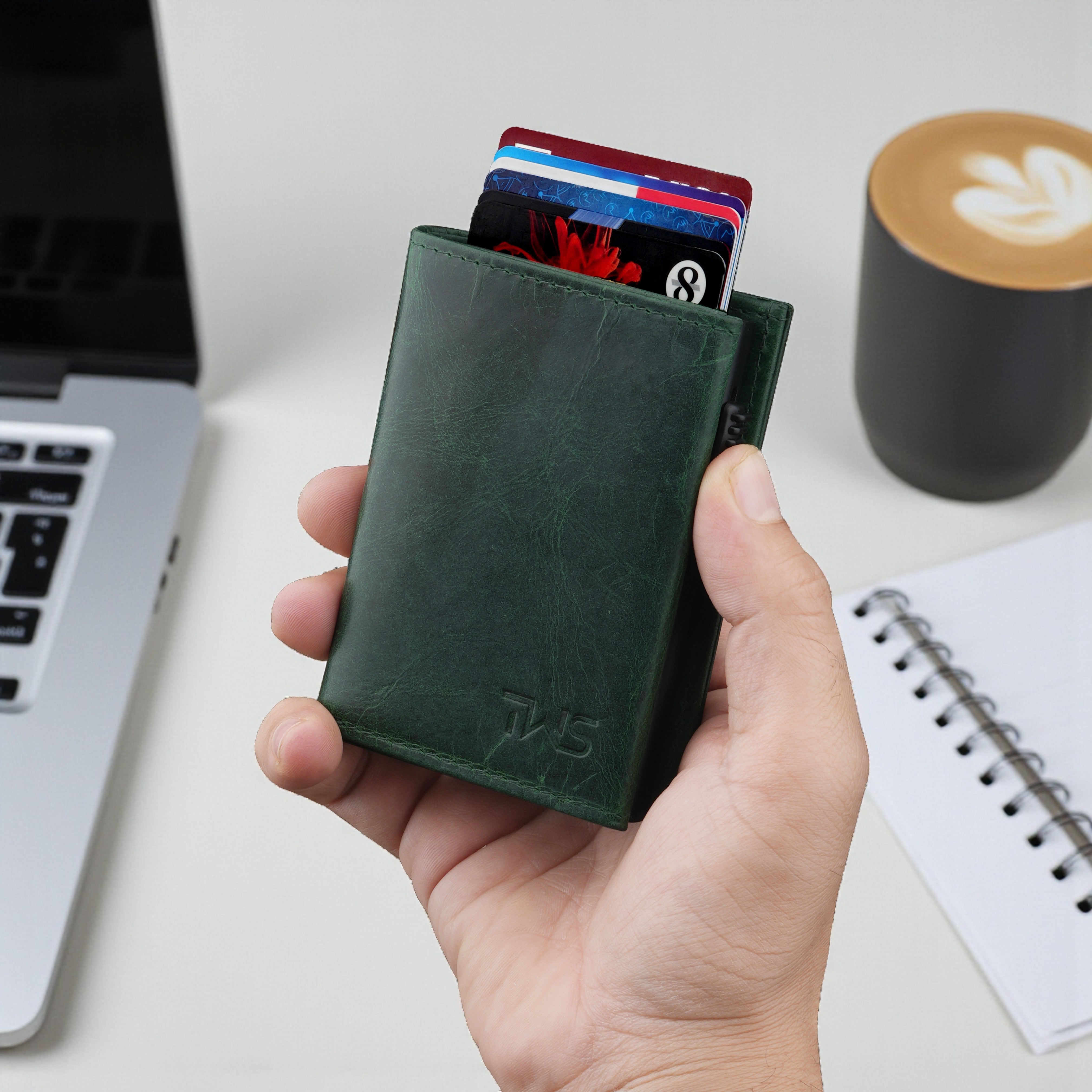 Defender 2.0 RFID Protected Cardholder Wallet - Green