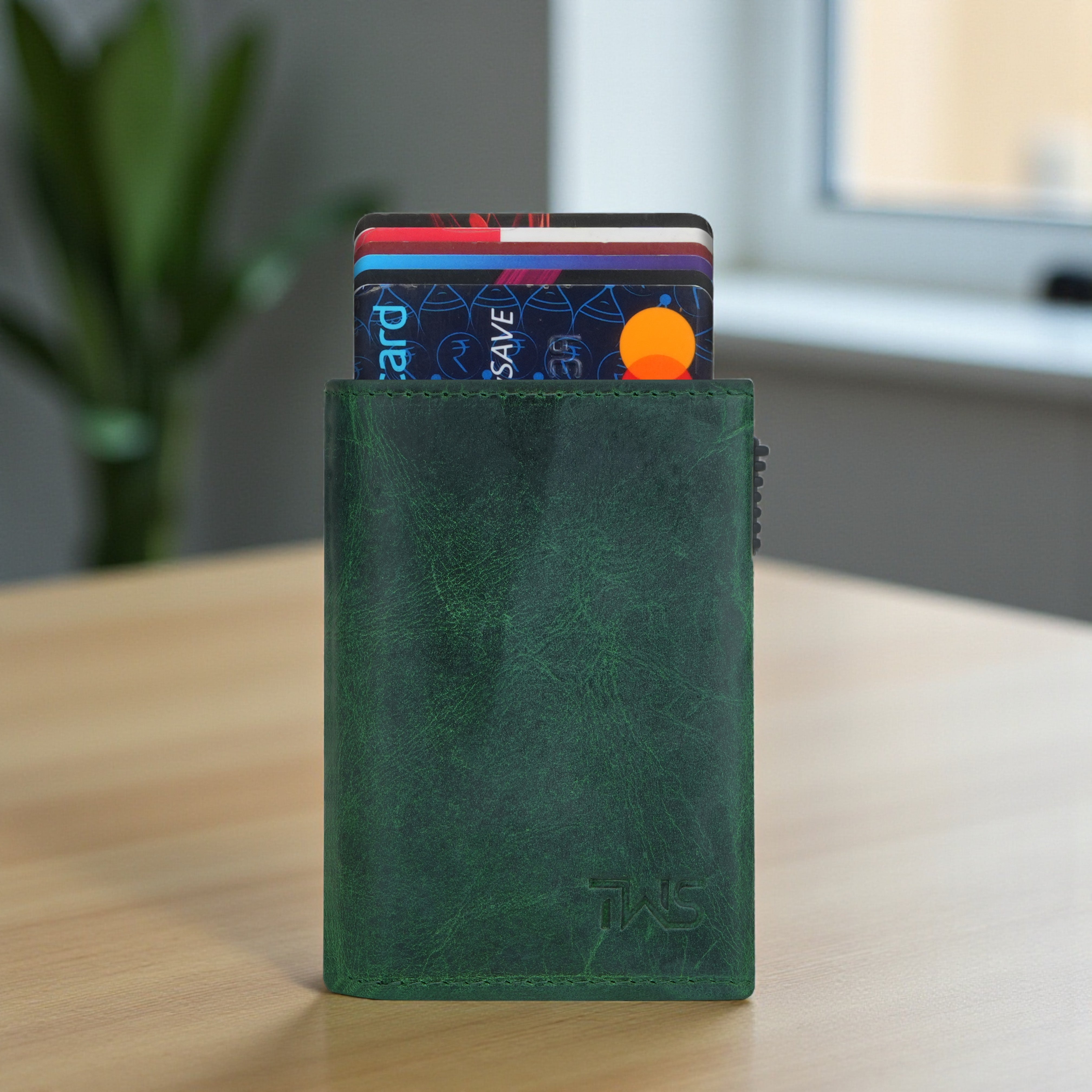 Defender 2.0 RFID Protected Cardholder Wallet - Green