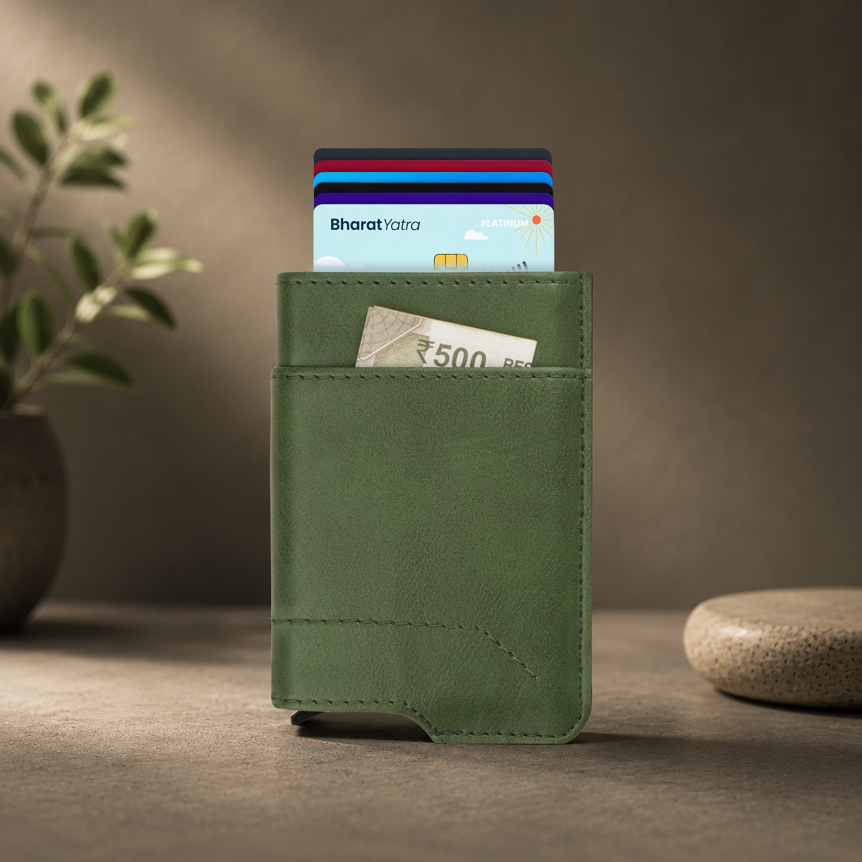 Apex RFID Protected Pop-Up Cardholder - Green