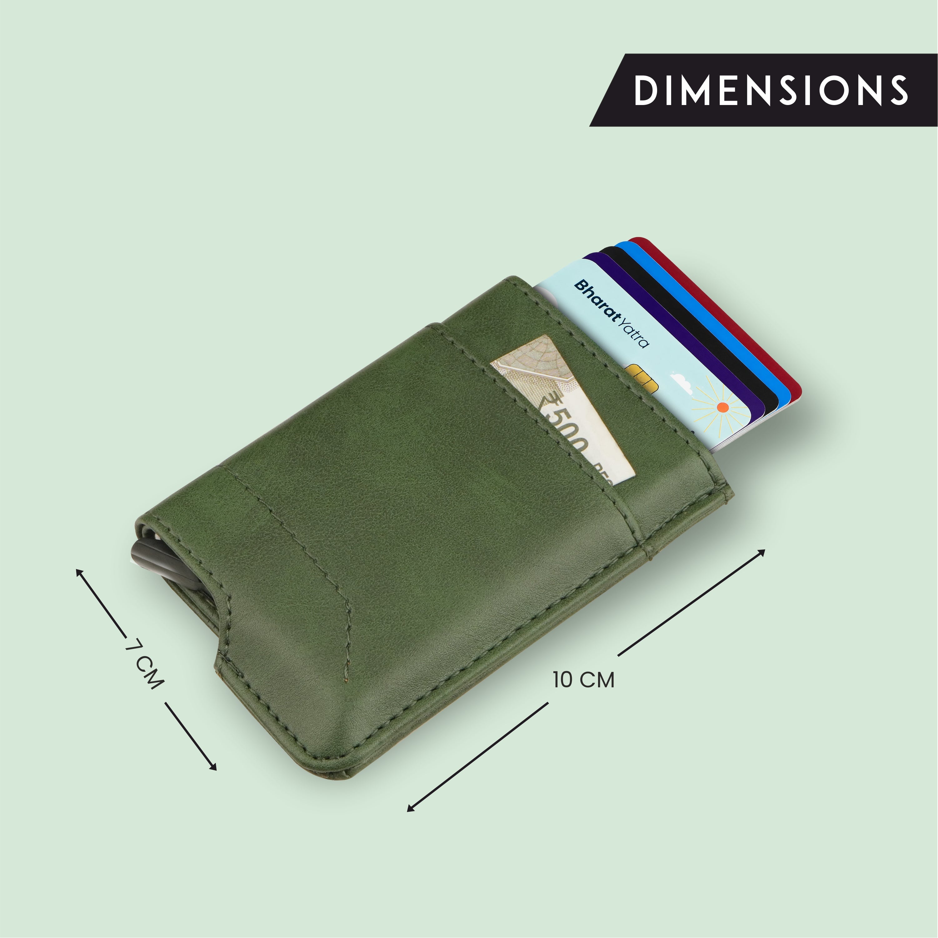 Apex RFID Protected Pop-Up Cardholder - Green