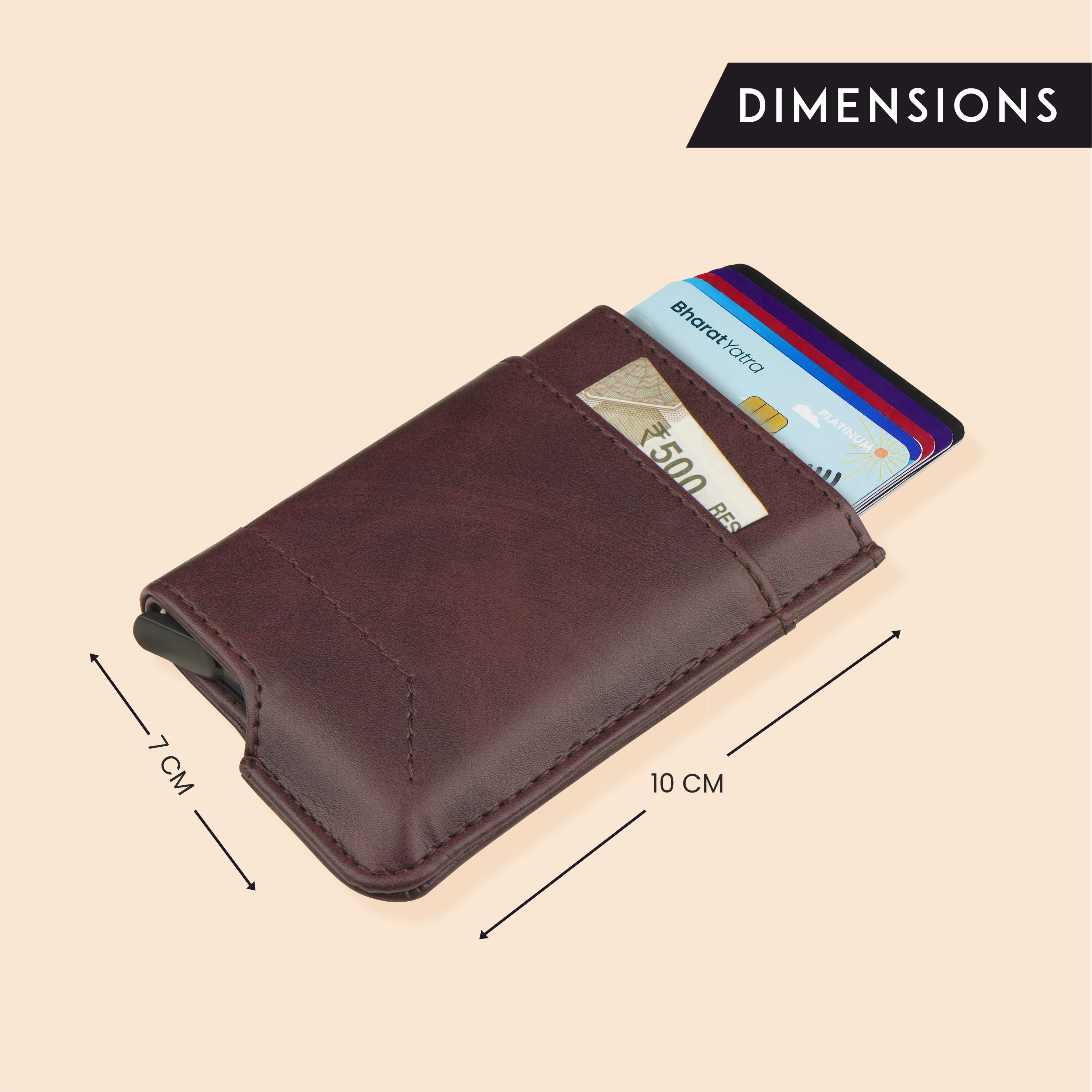 Apex RFID Protected Pop-Up Cardholder - Wine