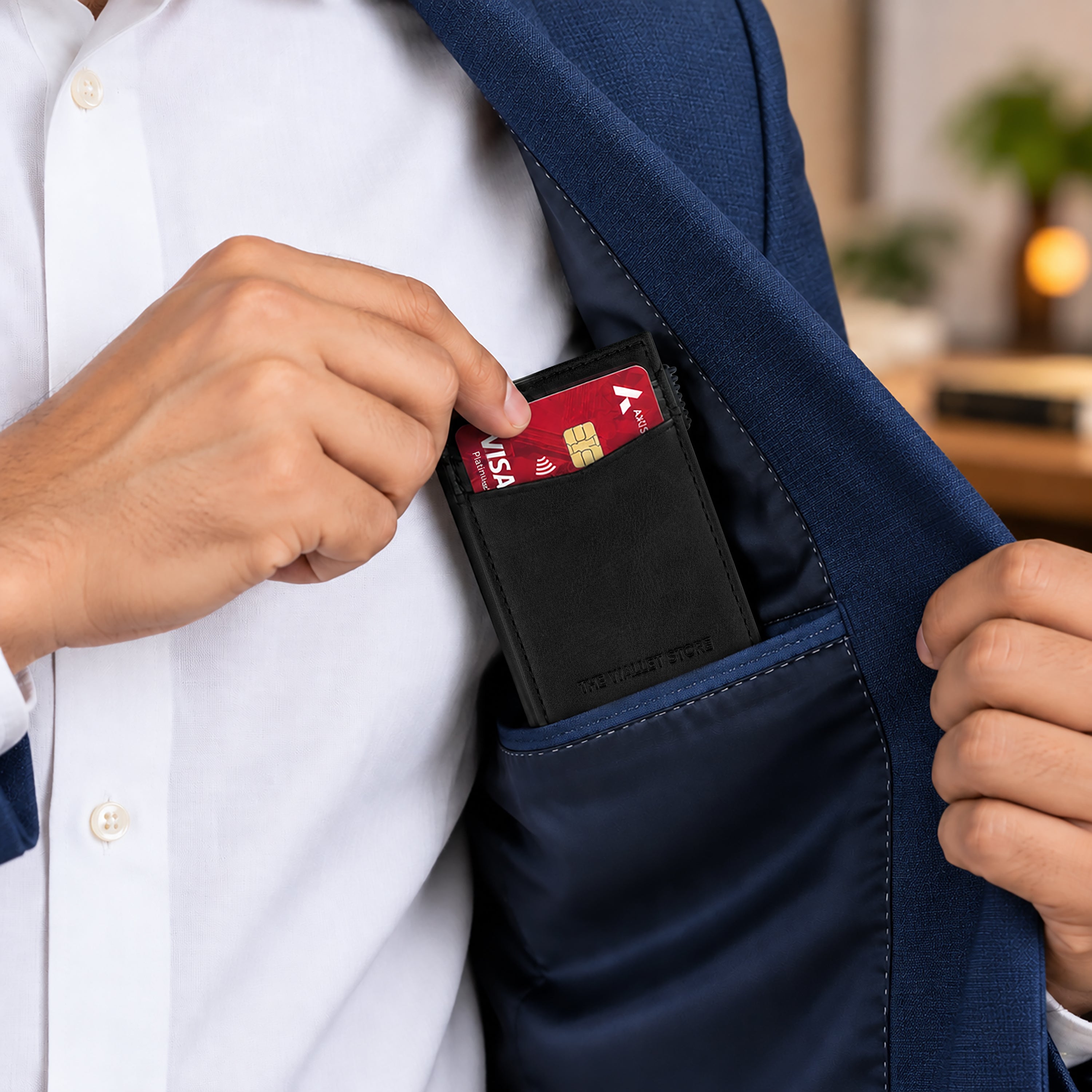 Aero Vault 2.0 RFID Protected Pop-Up Cardholder - Black