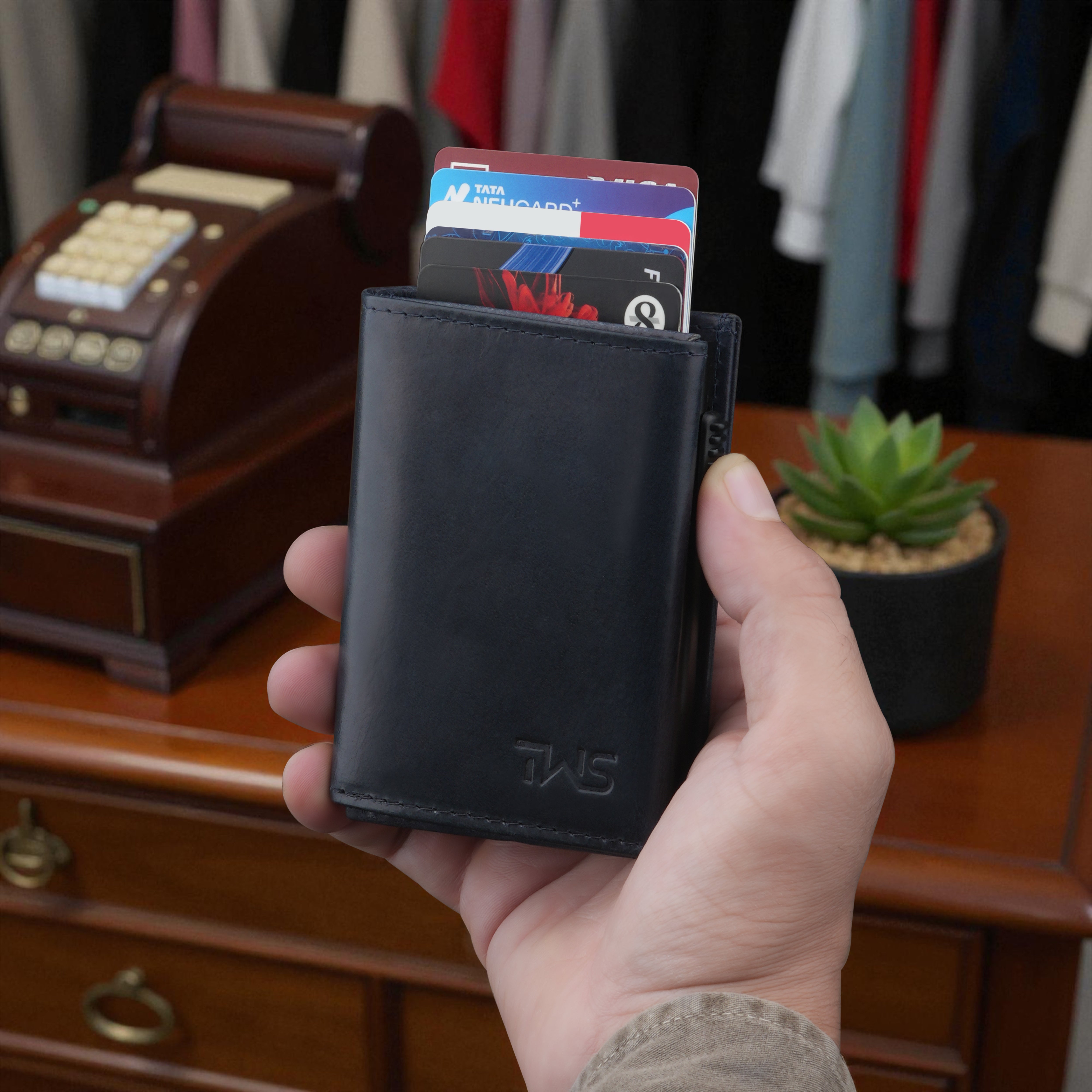 Defender 2.0 RFID Protected Cardholder Wallet - Blue