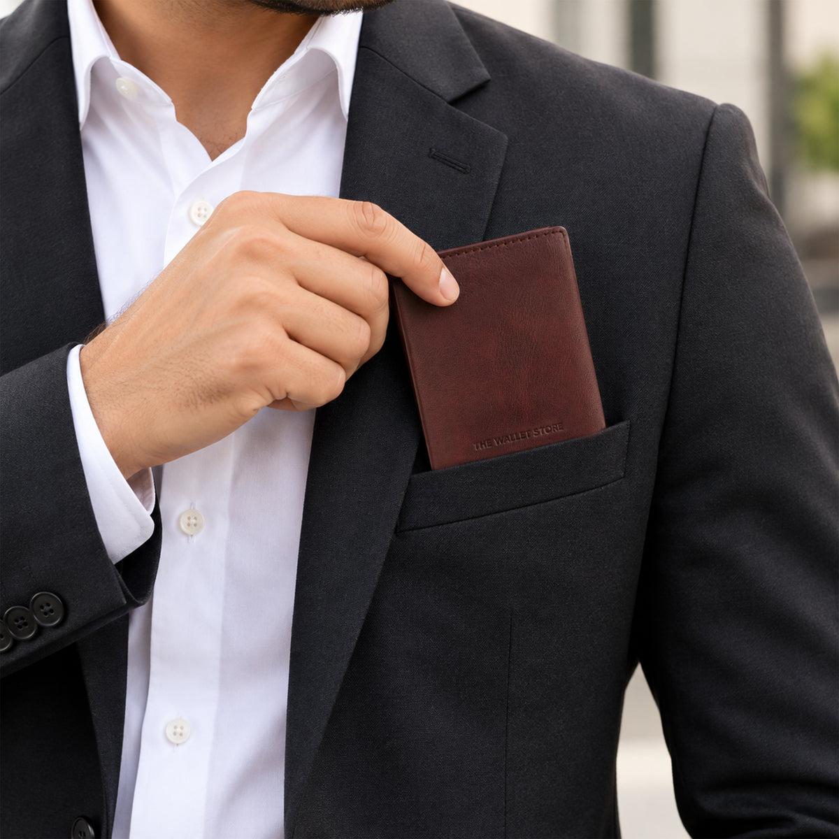 Guardian RFID Protection Wallet Card Holder - Wine