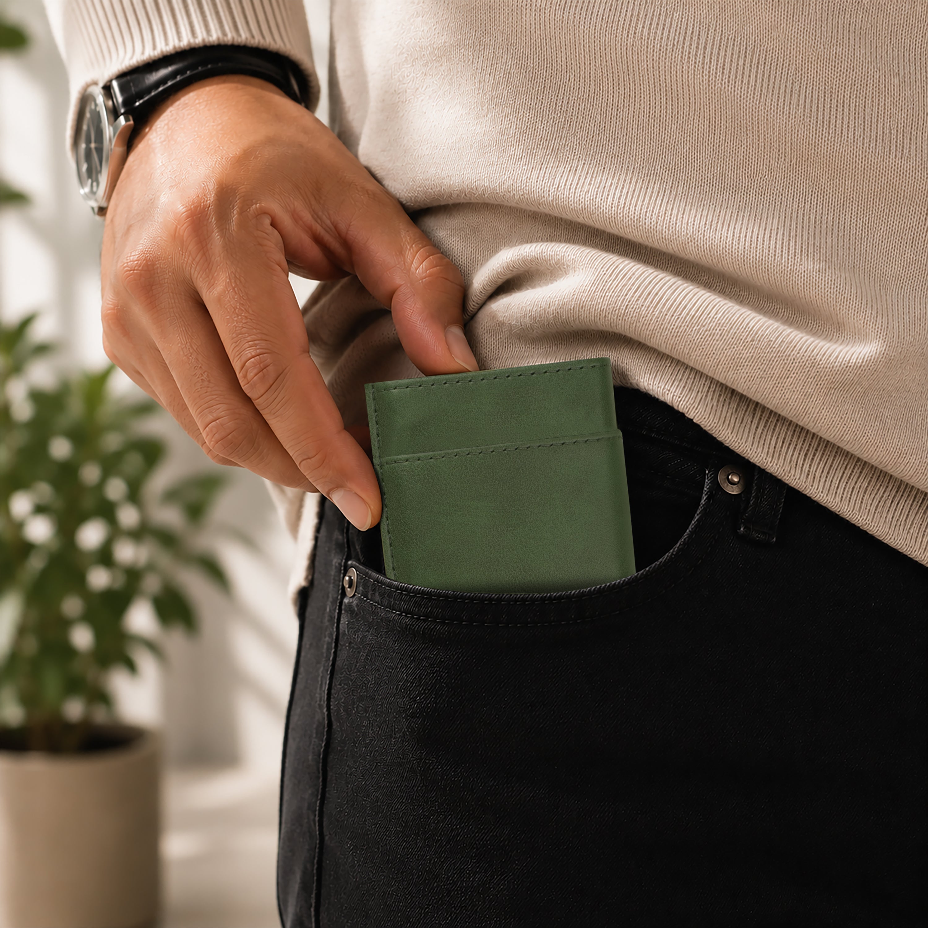 Apex RFID Protected Pop-Up Cardholder - Green