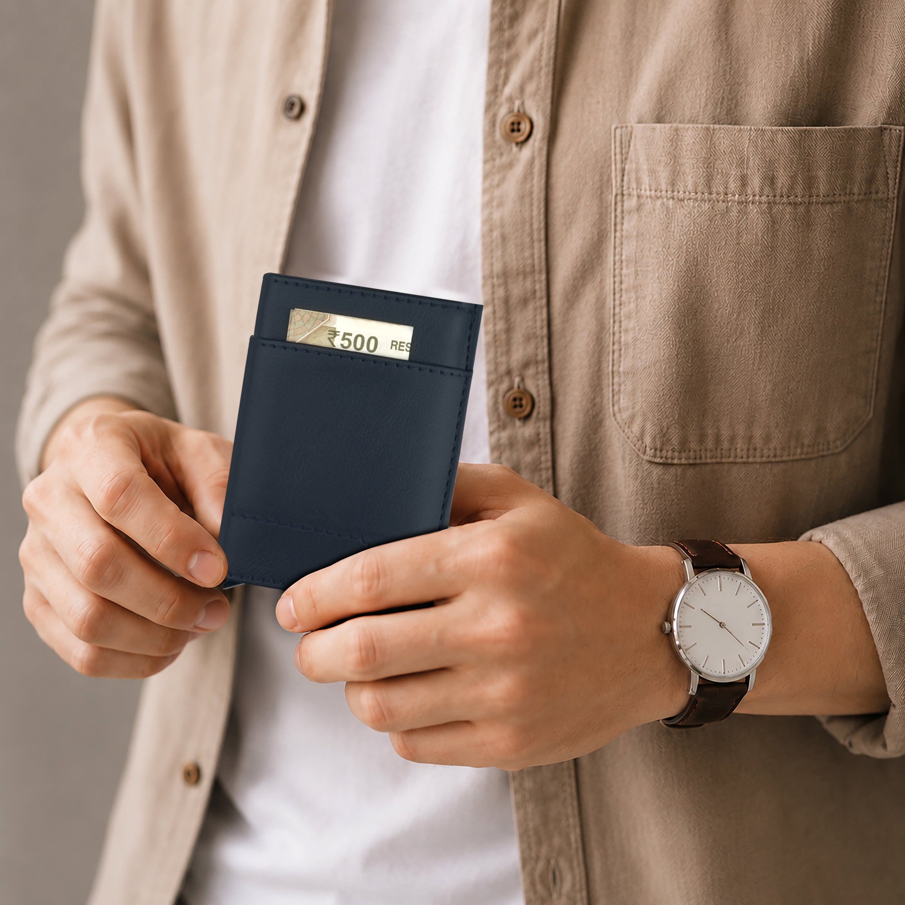 Apex RFID Protected Pop-Up Cardholder - Blue