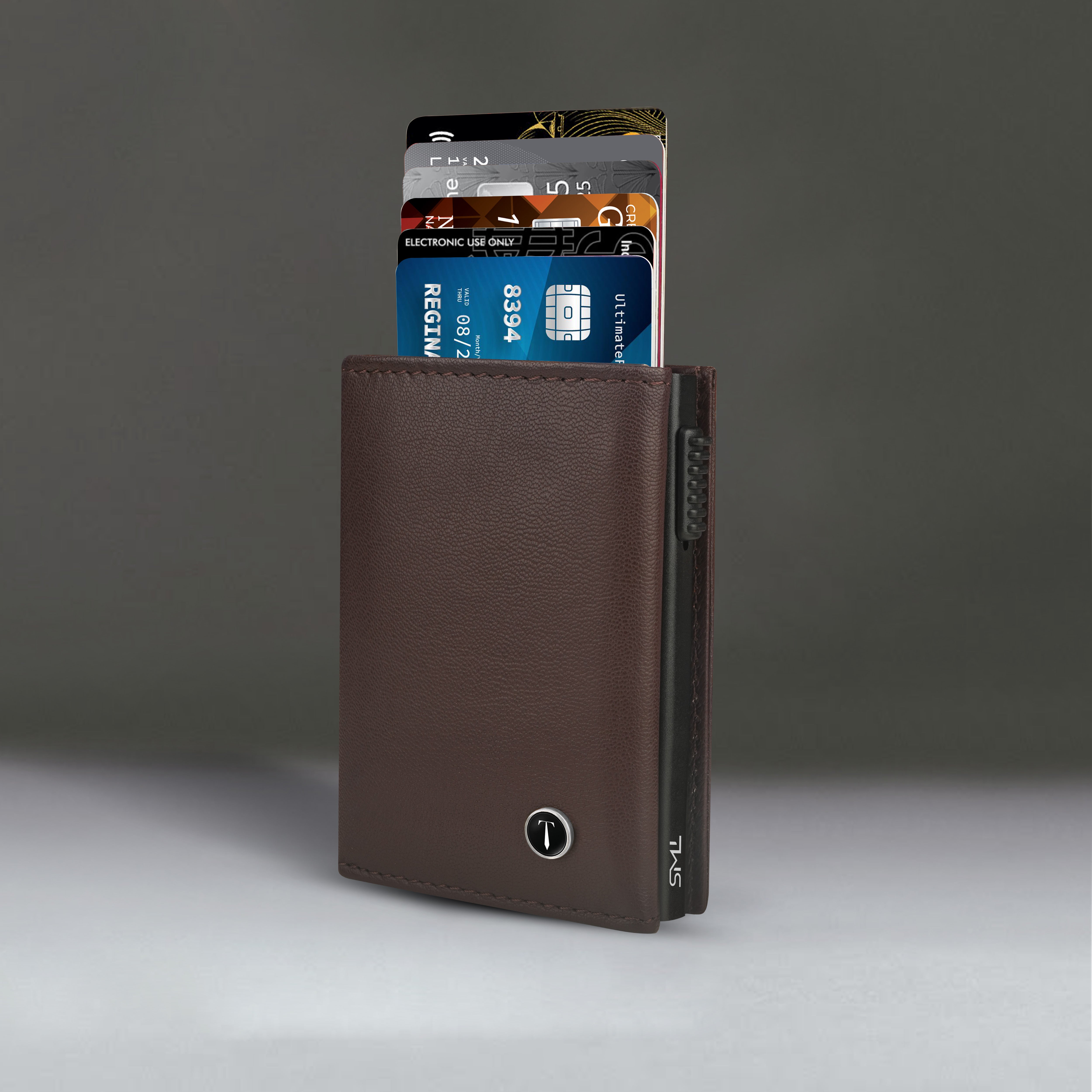 Classic Defender RFID Protected Wallet Cardholder - Brown