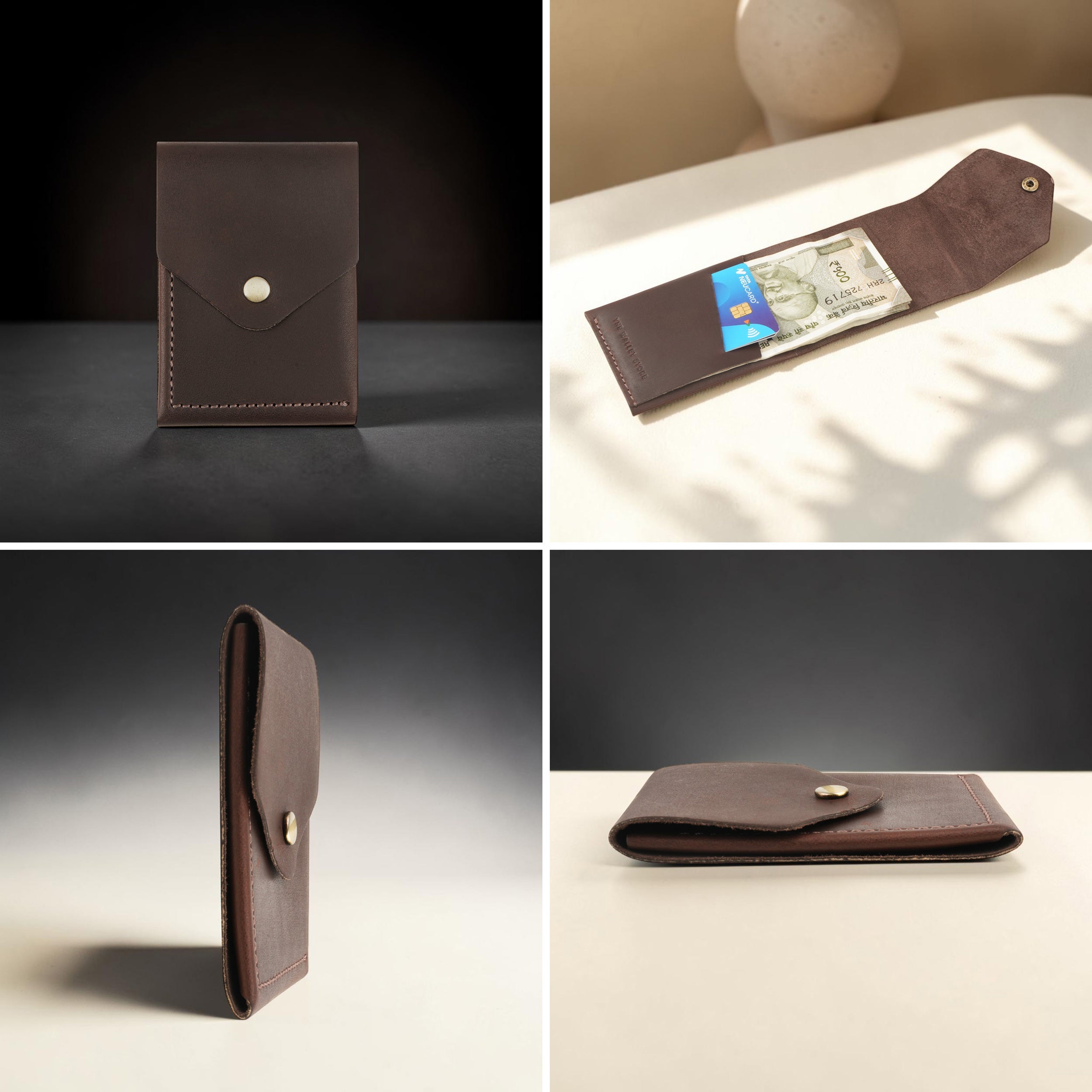 Flip 2.0 Genuine Leather Wallet - Brown