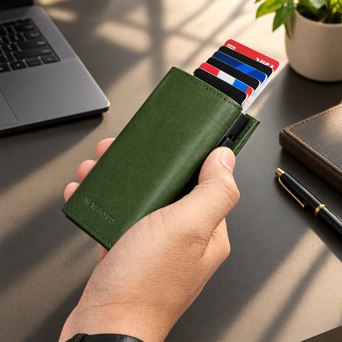 Guardian RFID Protection Wallet Card Holder - Green
