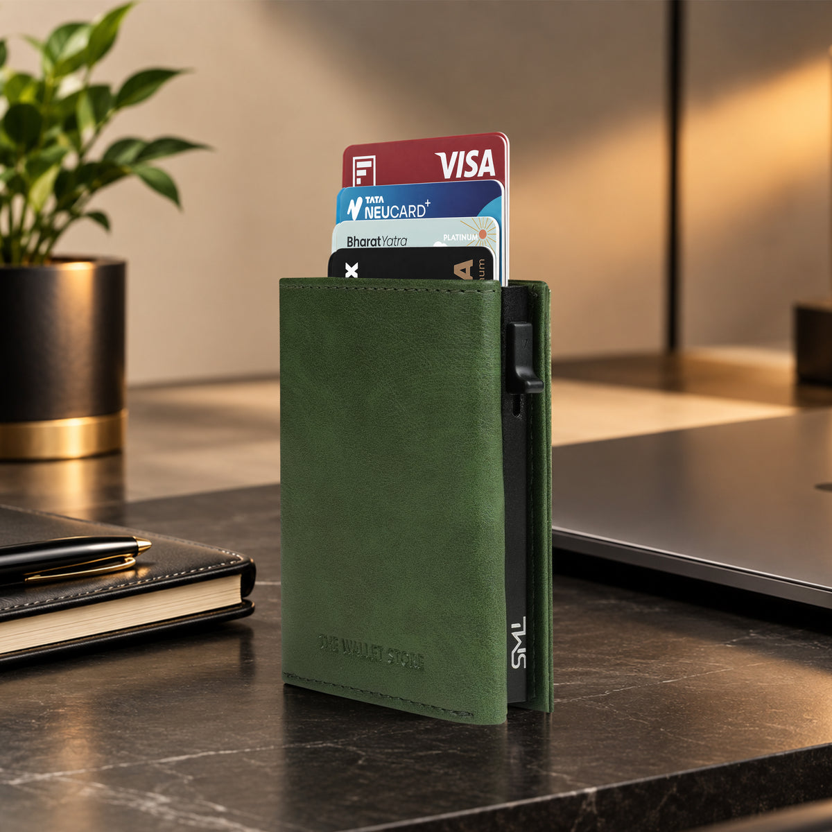 Guardian RFID Protection Wallet Card Holder - Green