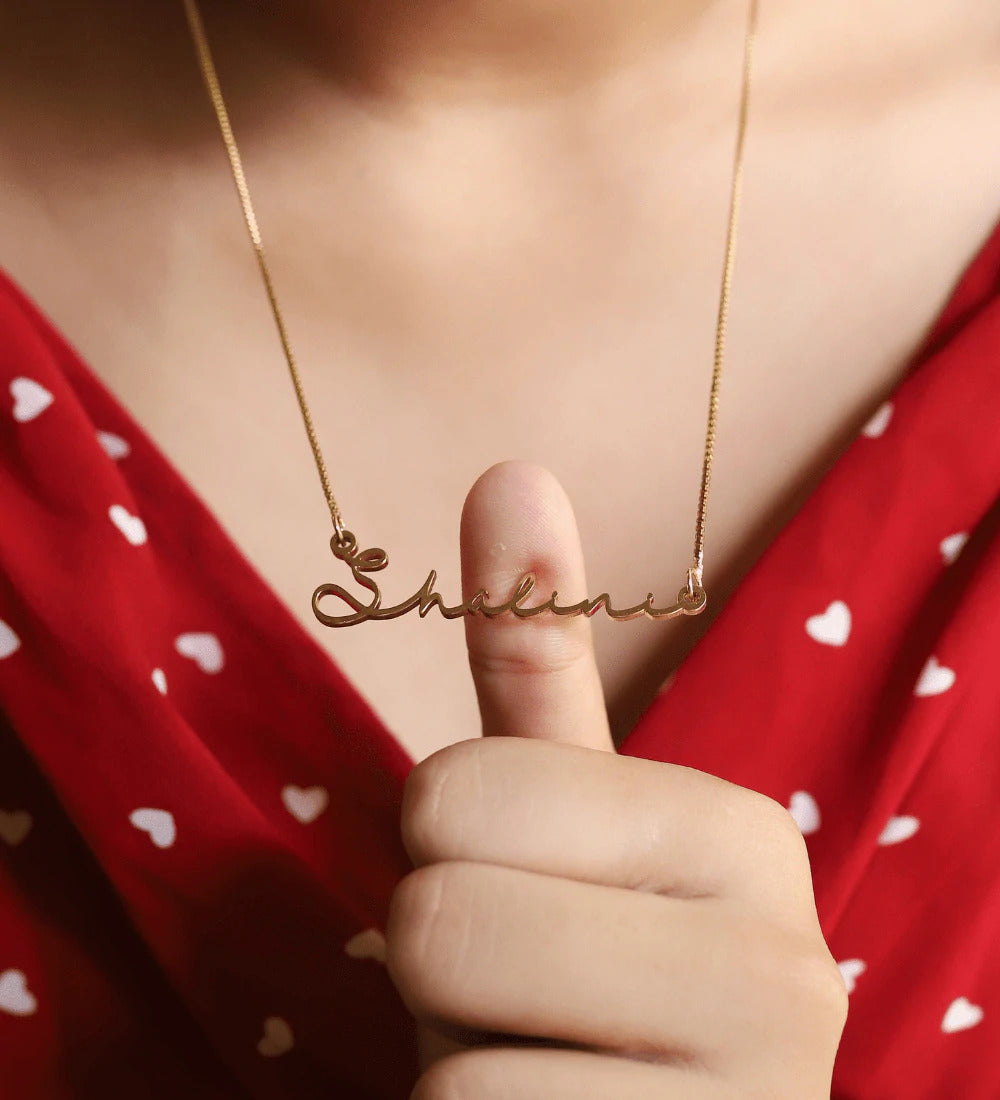 Thumb necklace deals