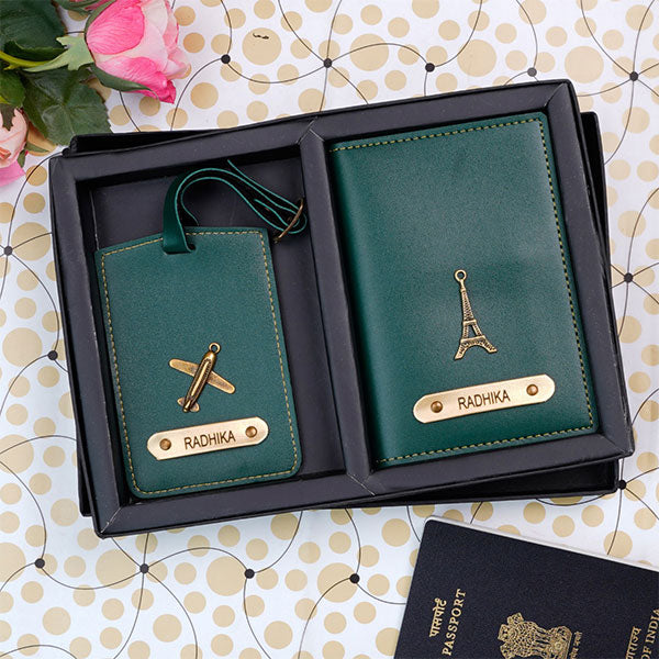 Wanderlust Passport Cover & Luggage Tag Combo