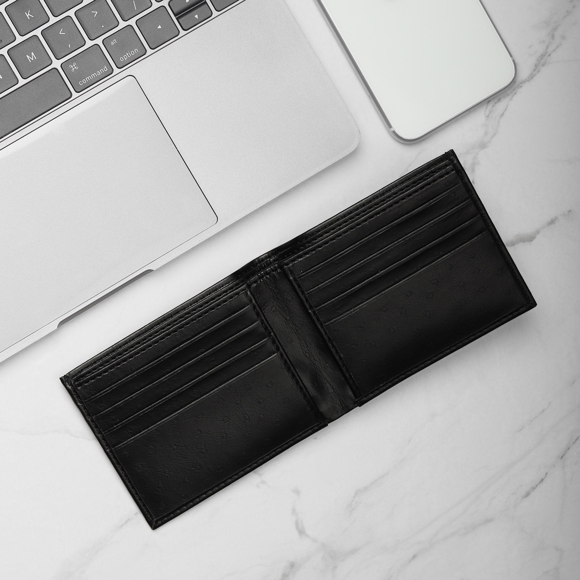 Personalized Wallet & Pen Combo Black