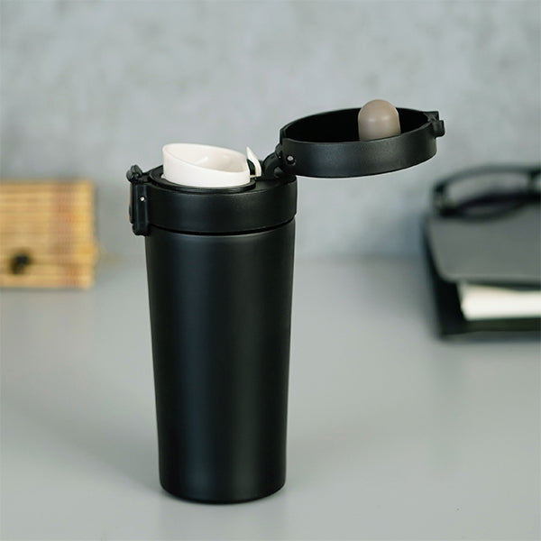Personalized Insulated Travel Mug | Black