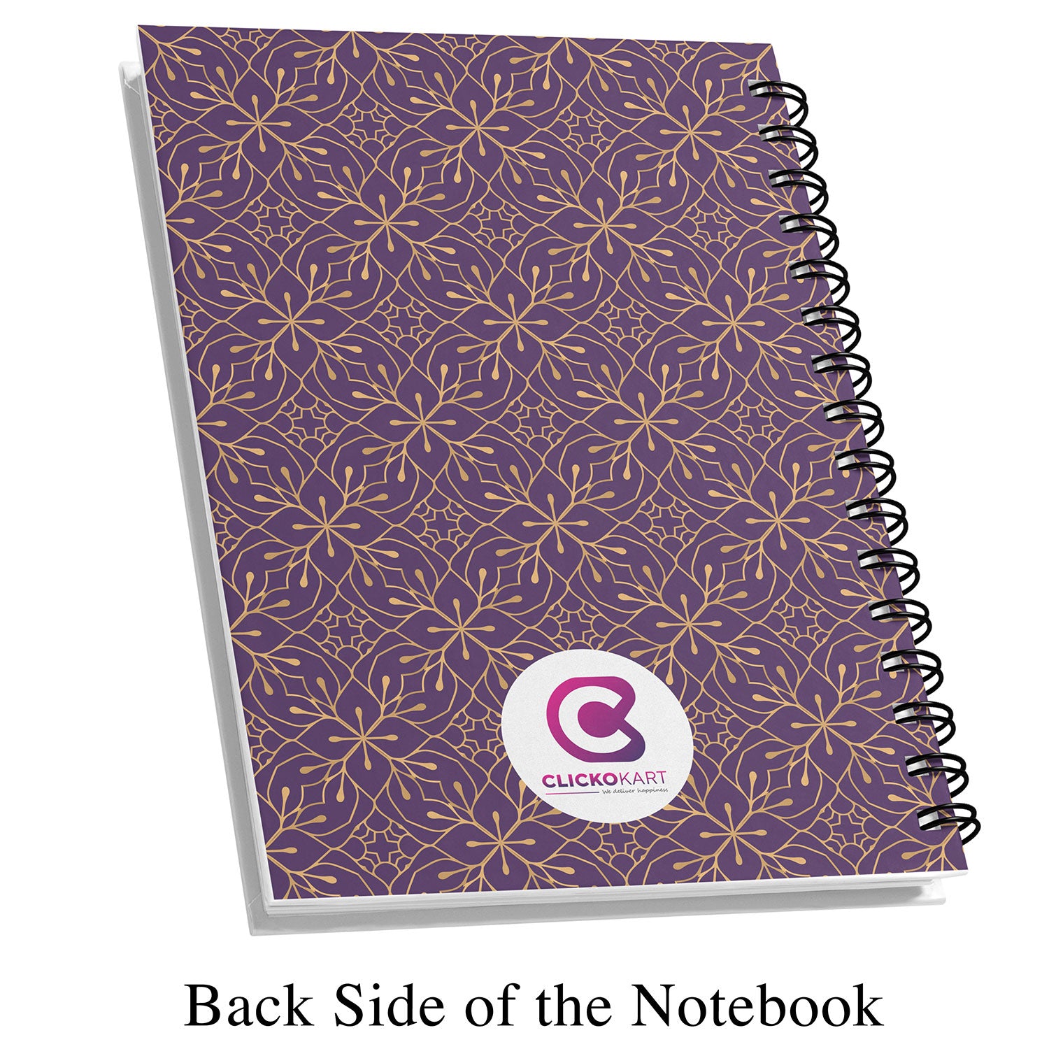 Personalized Gold Art Notebook (Hard Cover)