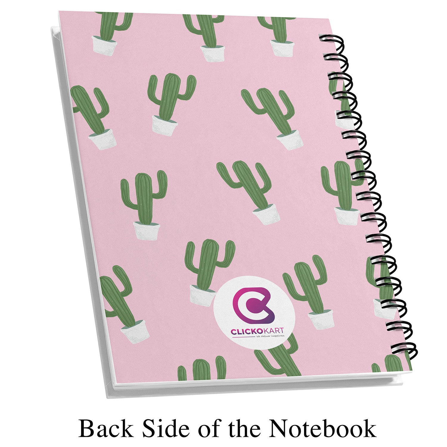 Personalized Cactus Caught Notebook (Hard Cover)