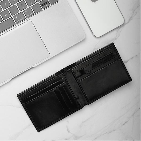 Personalized Wallet & Belt Combo Black